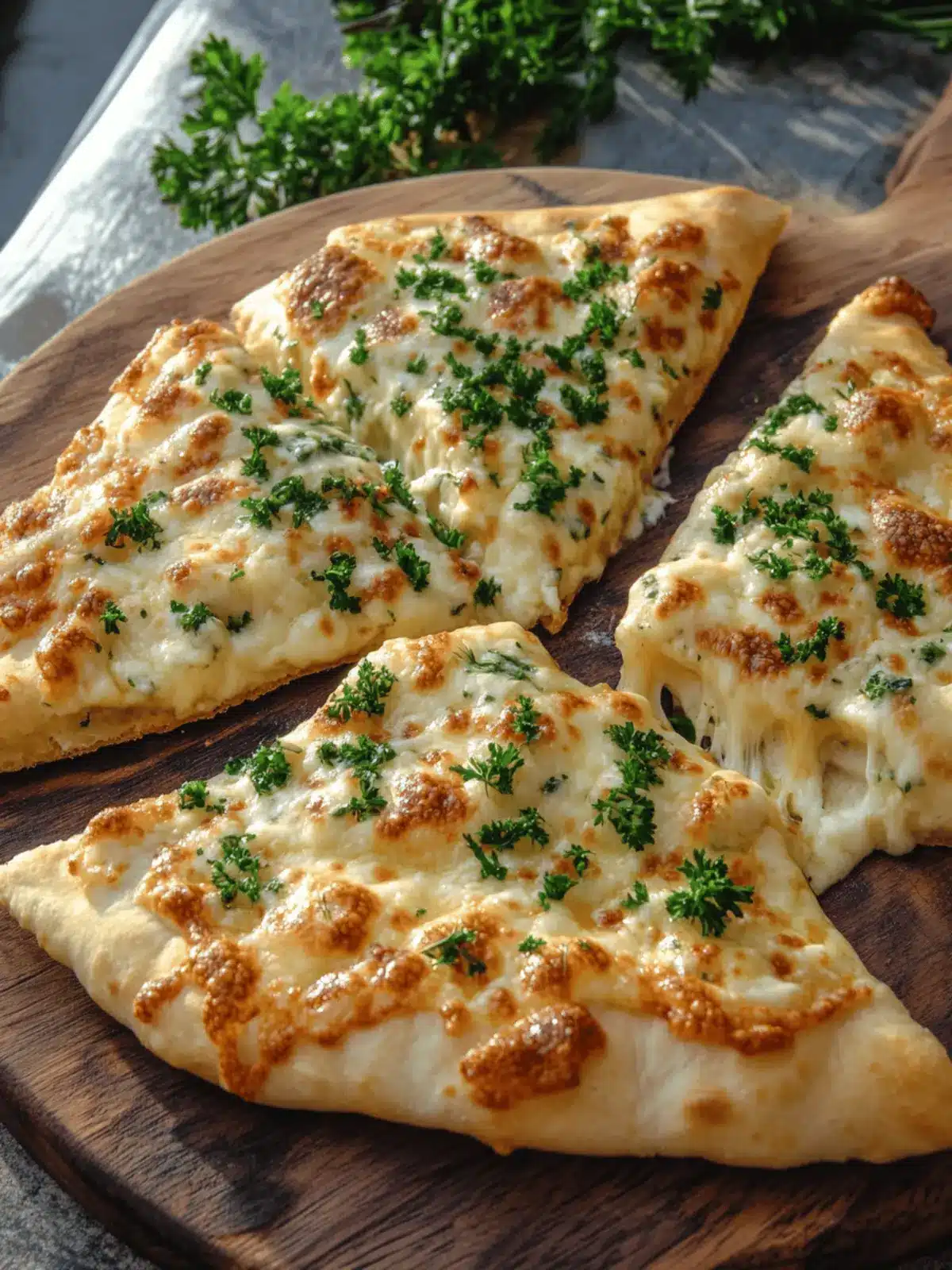 Cheese-Stuffed Turkish Flatbread