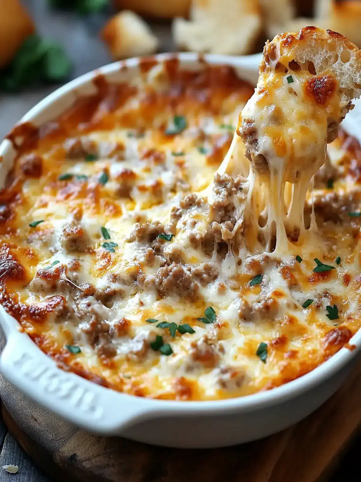 Sausage Cheese Dip: The Ultimate Game Day Crowd-Pleaser 4 Sausage Cheese Dip