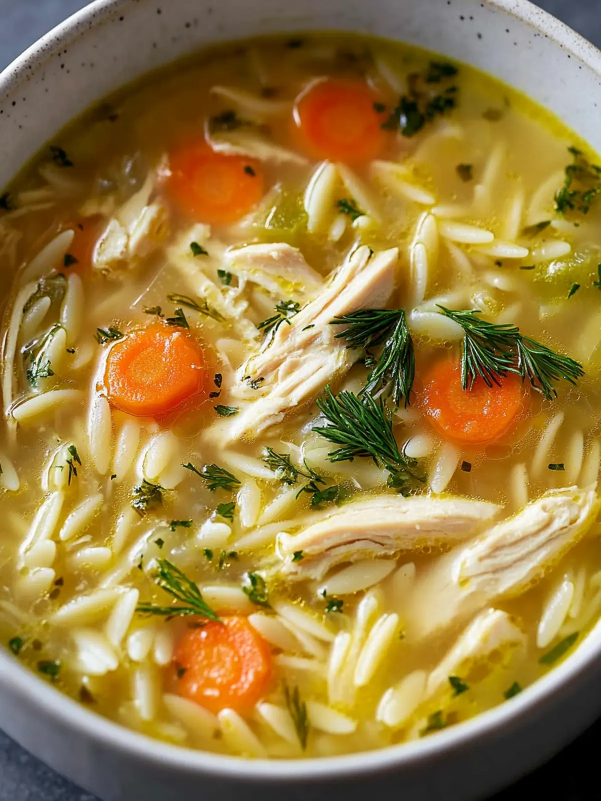 Lemon Chicken Orzo Soup for Cozy Nights at Home 3 Lemon Chicken Orzo Soup