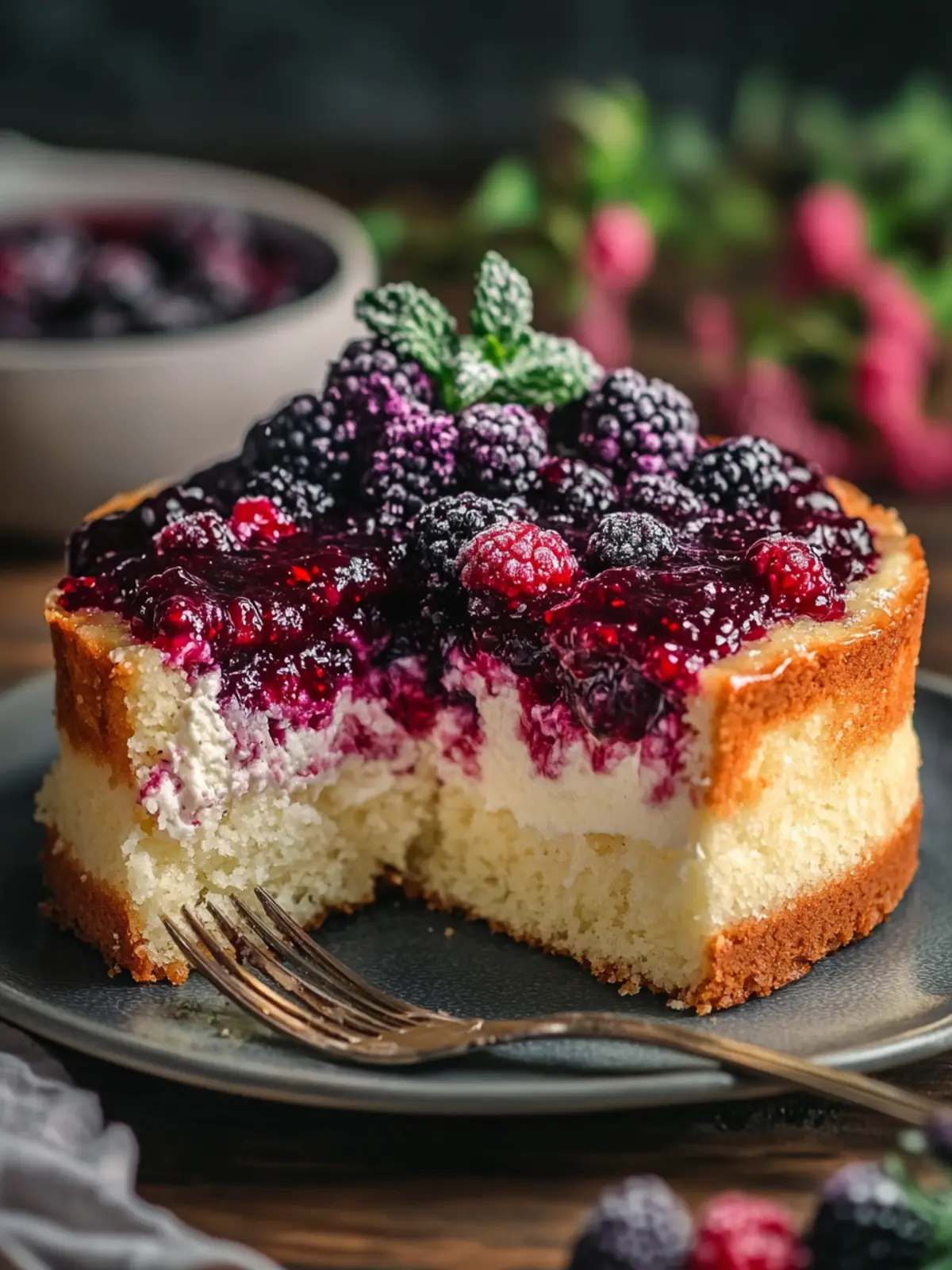 Cottage Cheese and Berry Jam Cake for Guilt-Free Indulgence 4 Cottage Cheese and Berry Jam Cake