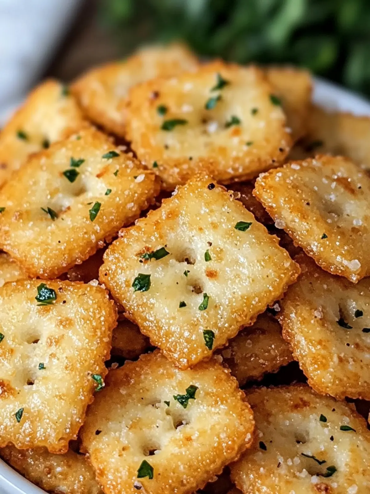 Garlic Ritz Snacks