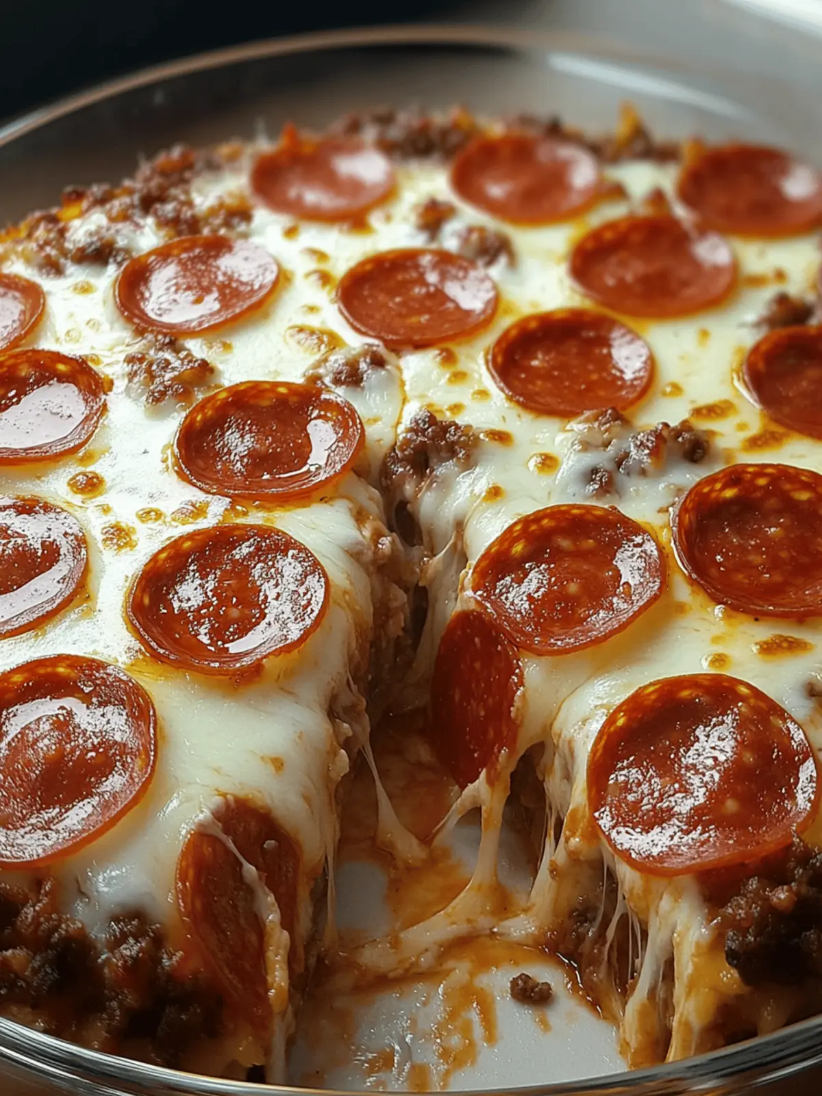 Pepperoni Pizza Casserole: Guilt-Free Comfort in Every Bite 2 Pepperoni Pizza Casserole