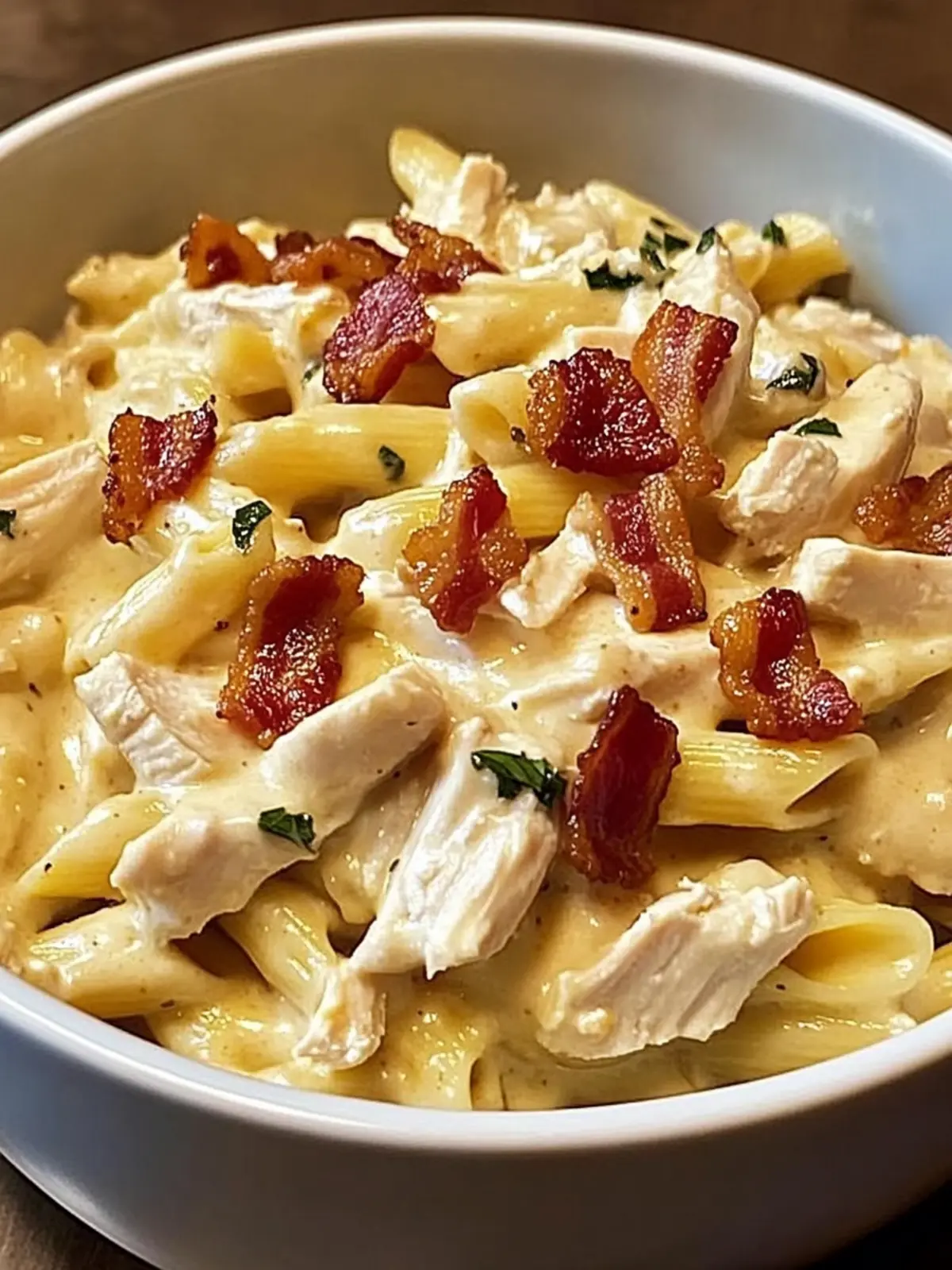 Creamy Chicken & Turkey Bacon Pasta Bake for Ultimate Comfort 3 Creamy Chicken & Turkey Bacon Pasta Bake