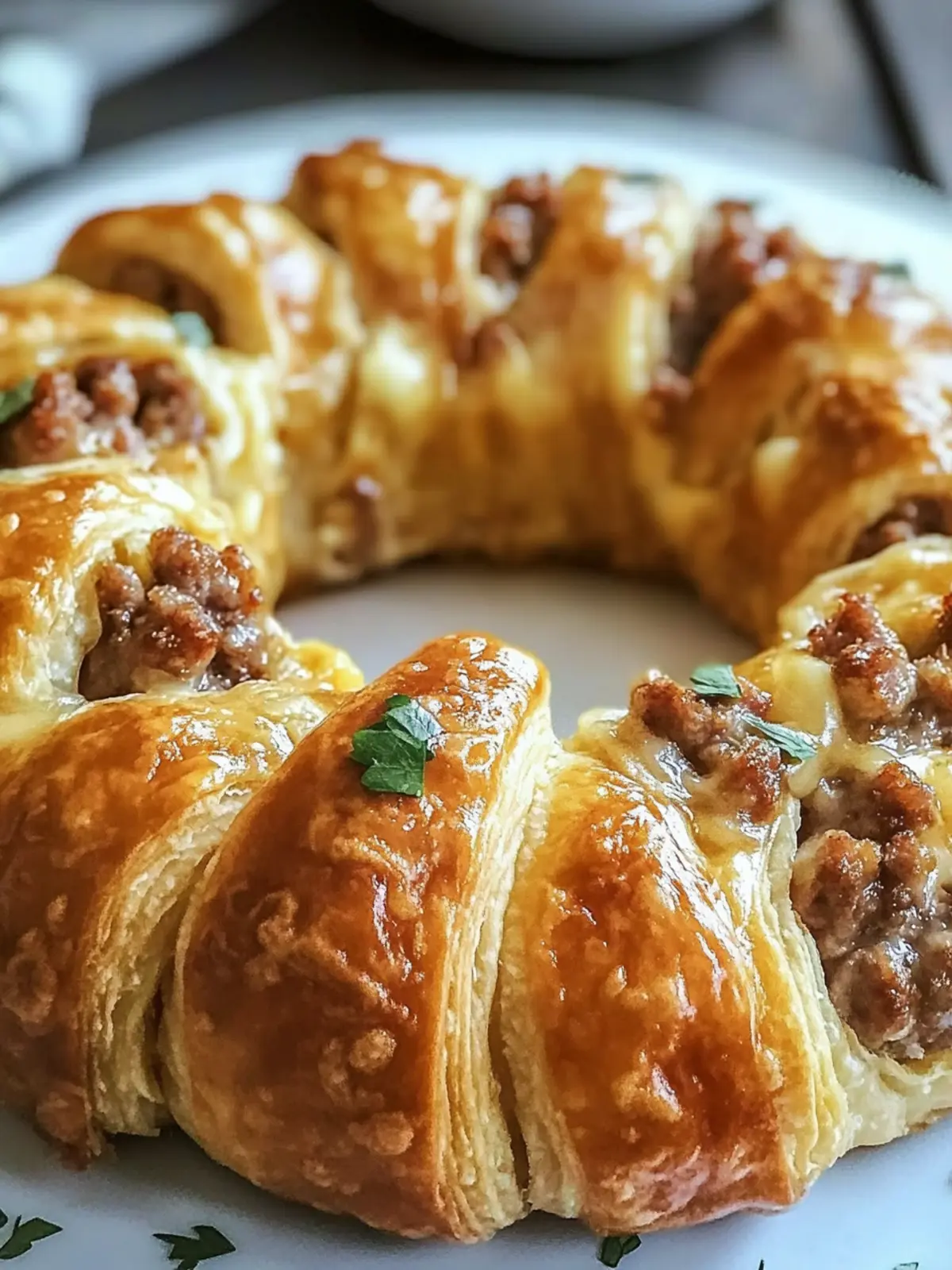Savor the Comfort of Sausage and Cheese Crescent Ring 3 Sausage and Cheese Crescent Ring