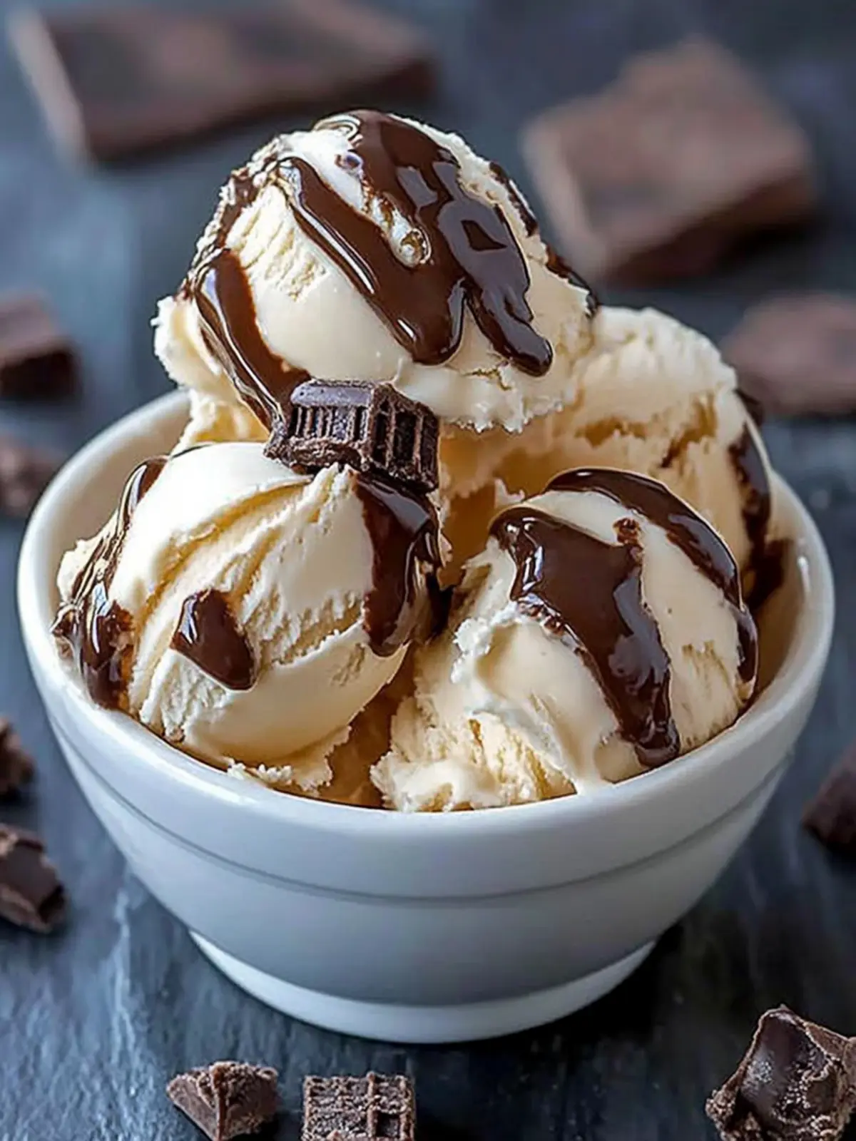 Homemade Moose Tracks Ice Cream