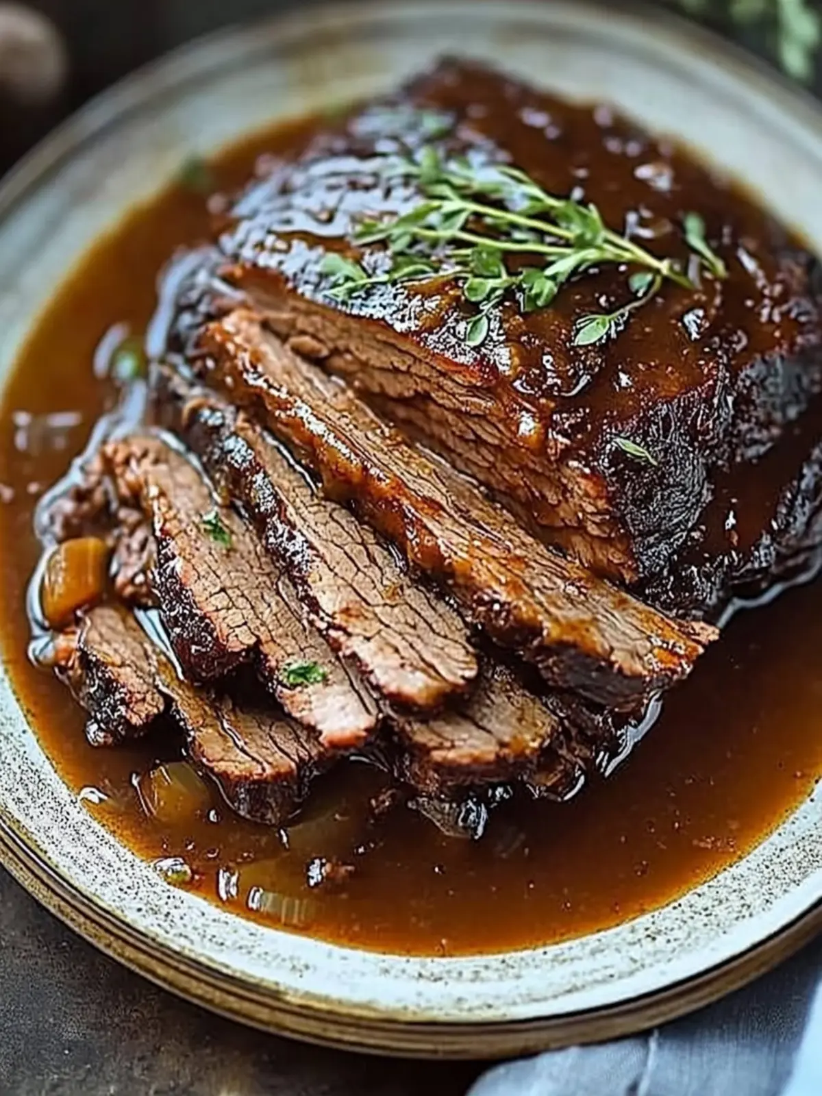 Melt-in-Your-Mouth Slow Cooker Beef Brisket Recipe 2 Slow Cooker Beef Brisket