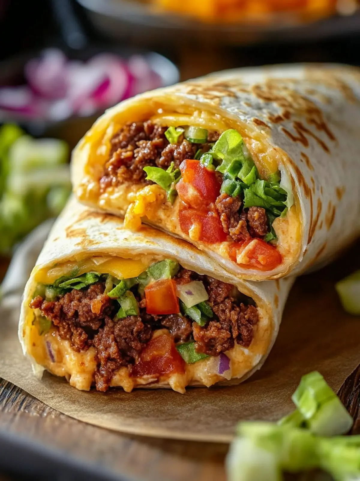 Savor the Bold Flavor of Beefy Nacho Cheese Wraps Tonight 4 Beefy Nacho Cheese Wrap