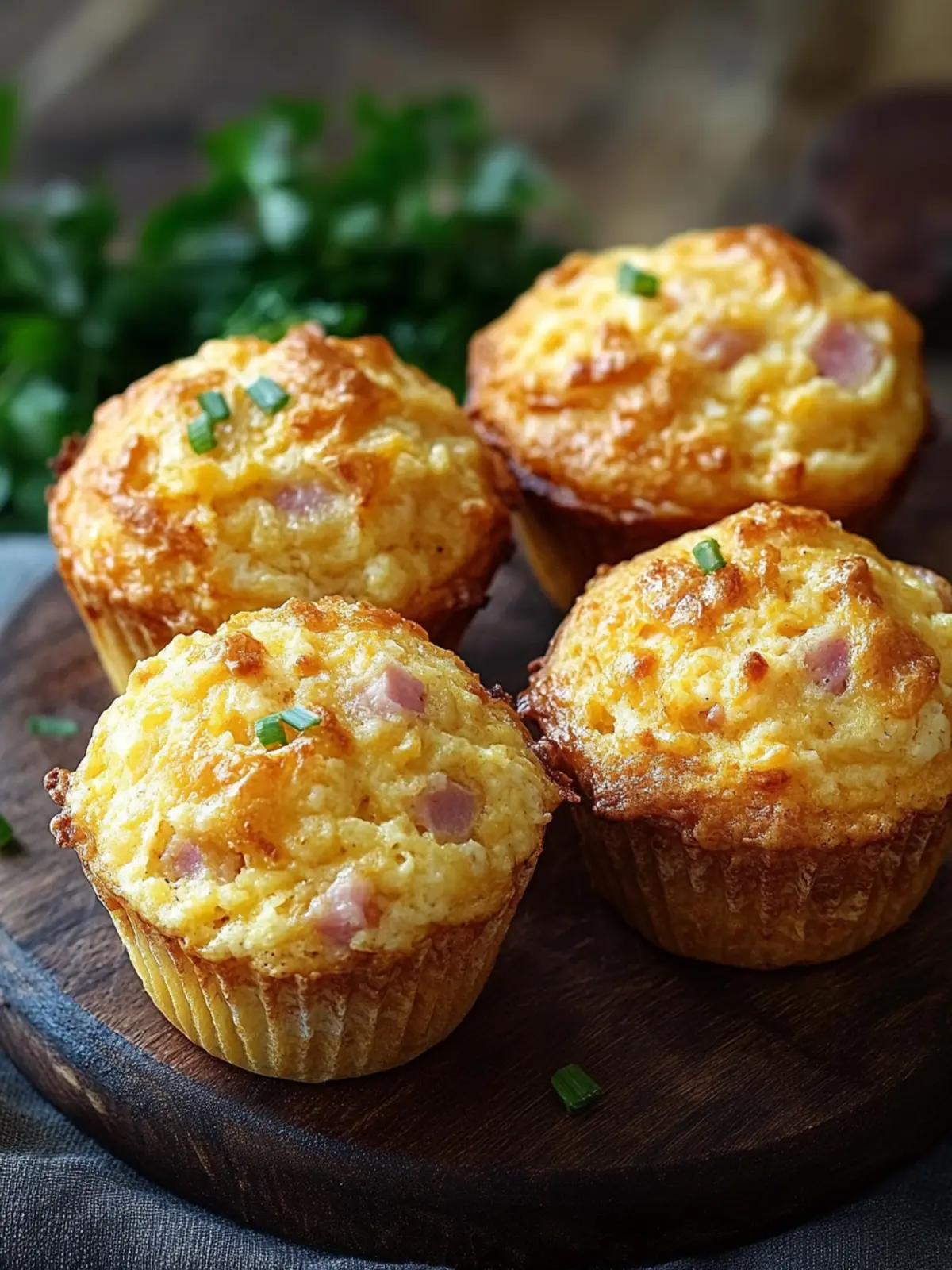 Cheddar and Ham Muffins: A Savory Treat You'll Crave 3 Cheddar and Ham Muffins