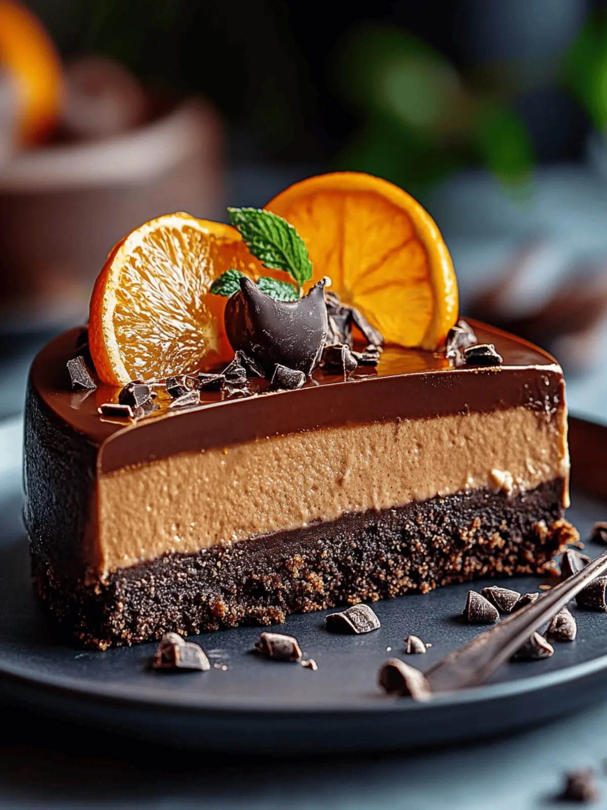 No-Bake Chocolate Orange Cheesecake for Effortless Indulgence 3 No-Bake Chocolate Orange Cheesecake