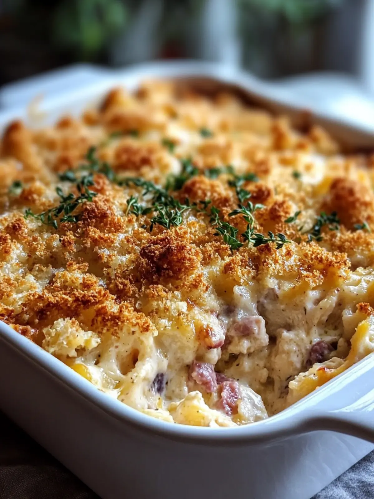 Chicken Cordon Bleu Casserole