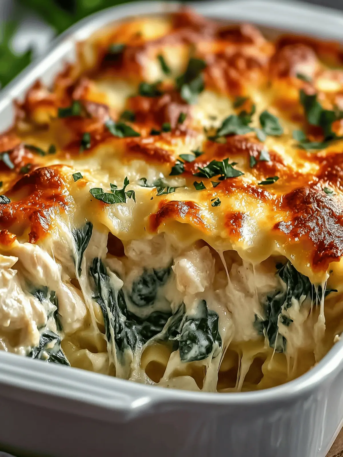 Creamy Chicken and Spinach Casserole for Cozy Nights 3 Creamy Chicken and Spinach Casserole
