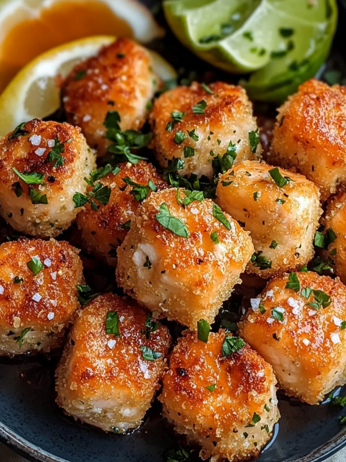 Crispy Bang Bang Salmon Bites