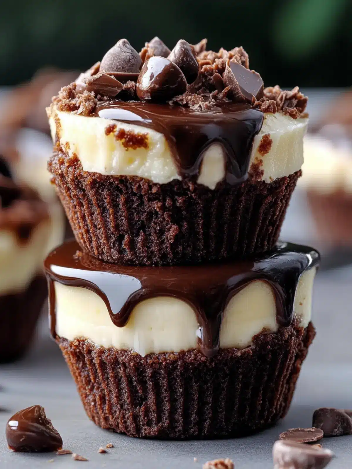 Loaded Brownie Cheesecake Cups: Your Ultimate Indulgence 4 Loaded Brownie Cheesecake Cups: Indulge in this Delight