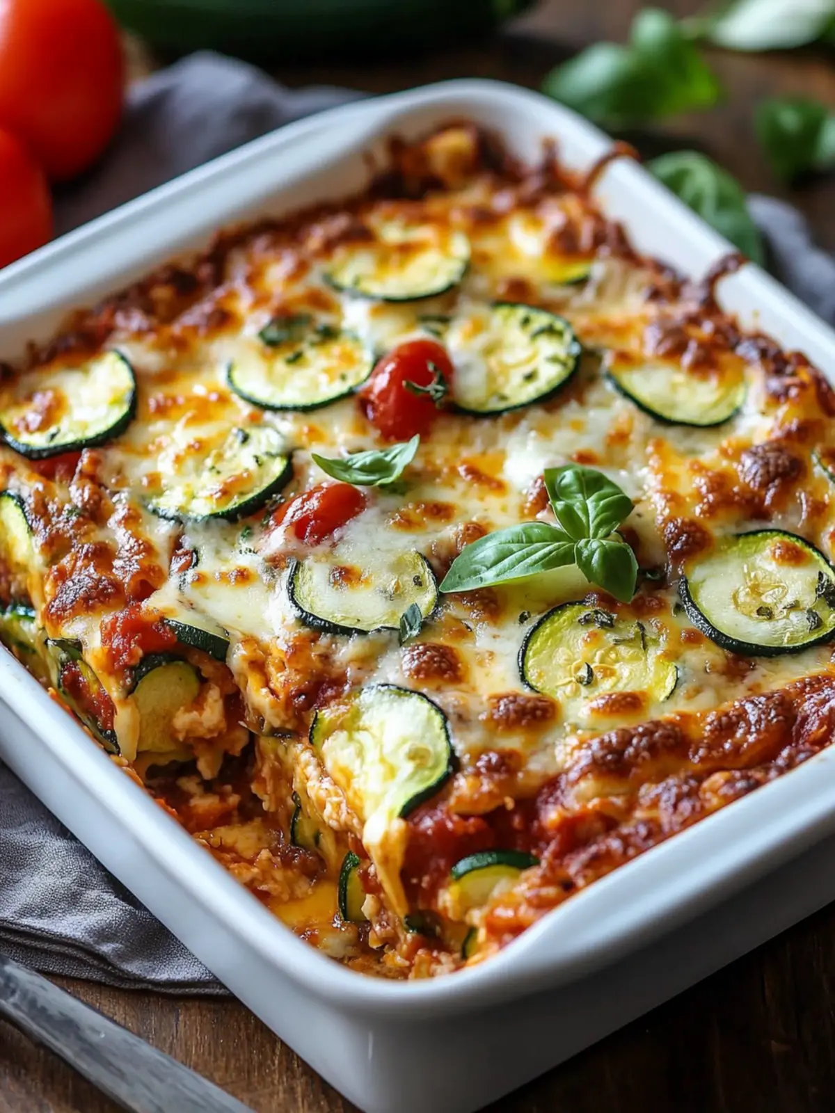Zucchini Pizza Casserole