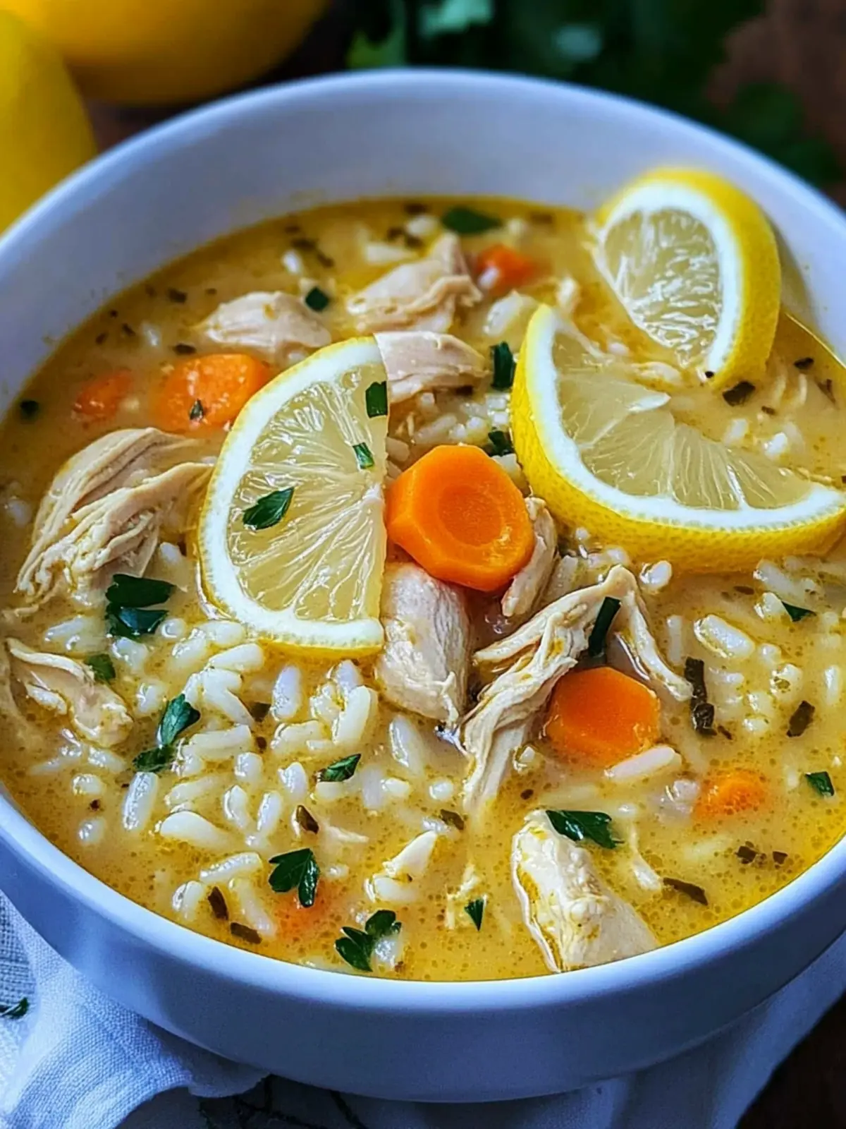 Warm Up with Zesty Lemon Ginger Turmeric Chicken Soup 2 Lemon Ginger Turmeric Chicken and Rice Soup