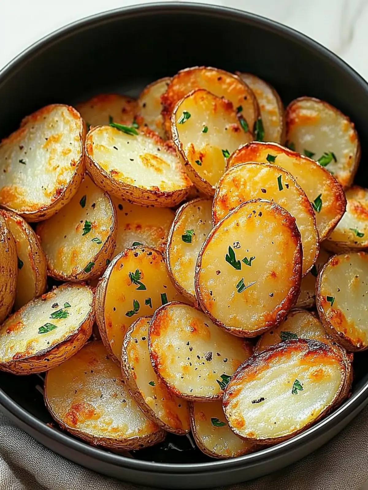 Crispy Air Fryer Sliced Potatoes Everyone Will Love 4 Air Fryer Sliced Potatoes