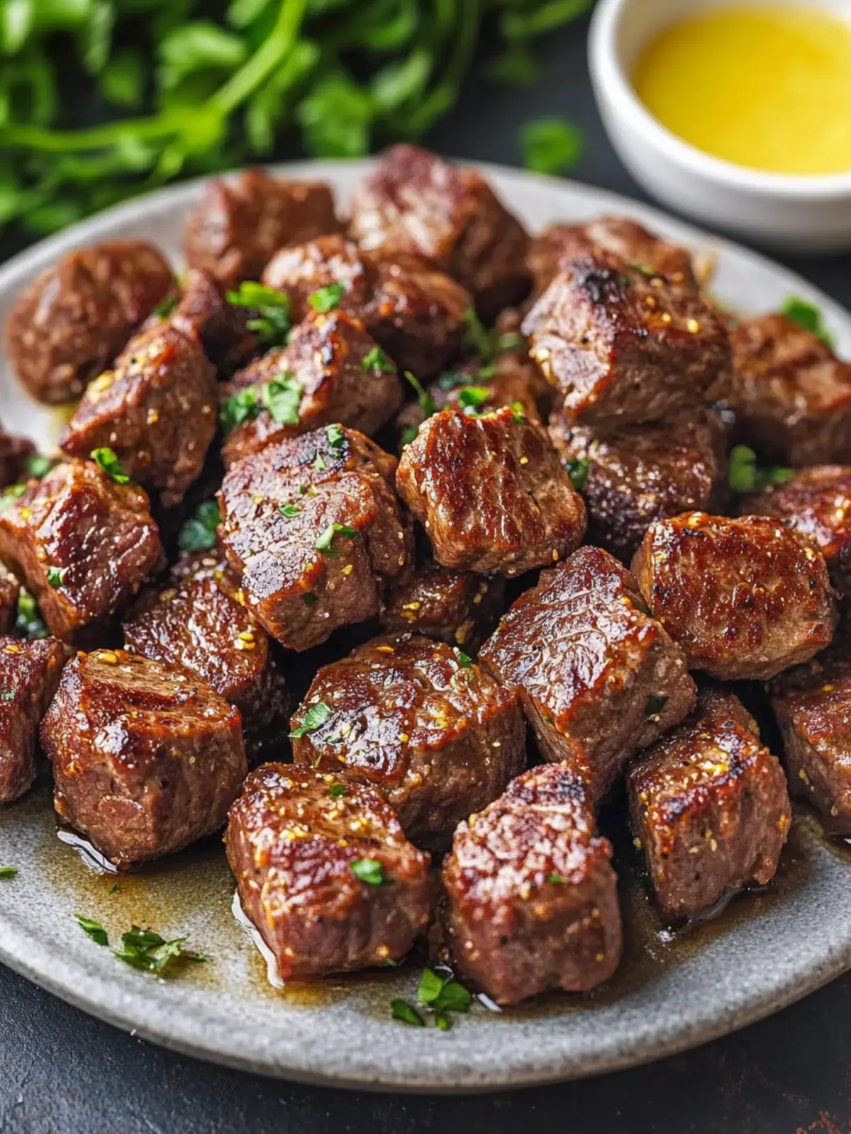 Savory Juicy Garlic Butter Steak Bites Ready in 15 Minutes 4 Juicy Garlic Butter Steak Bites