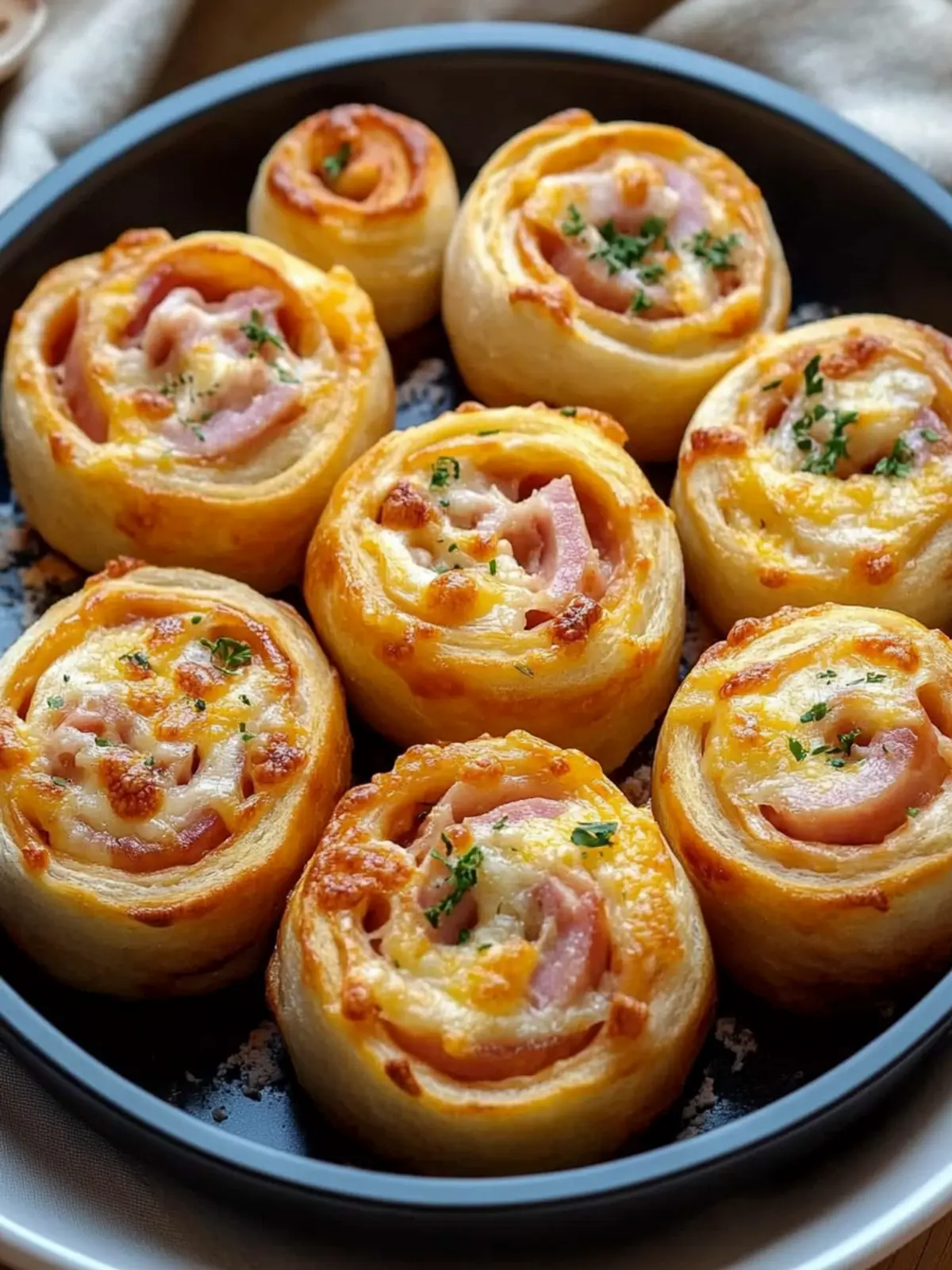 Ham and Cheese Pinwheels