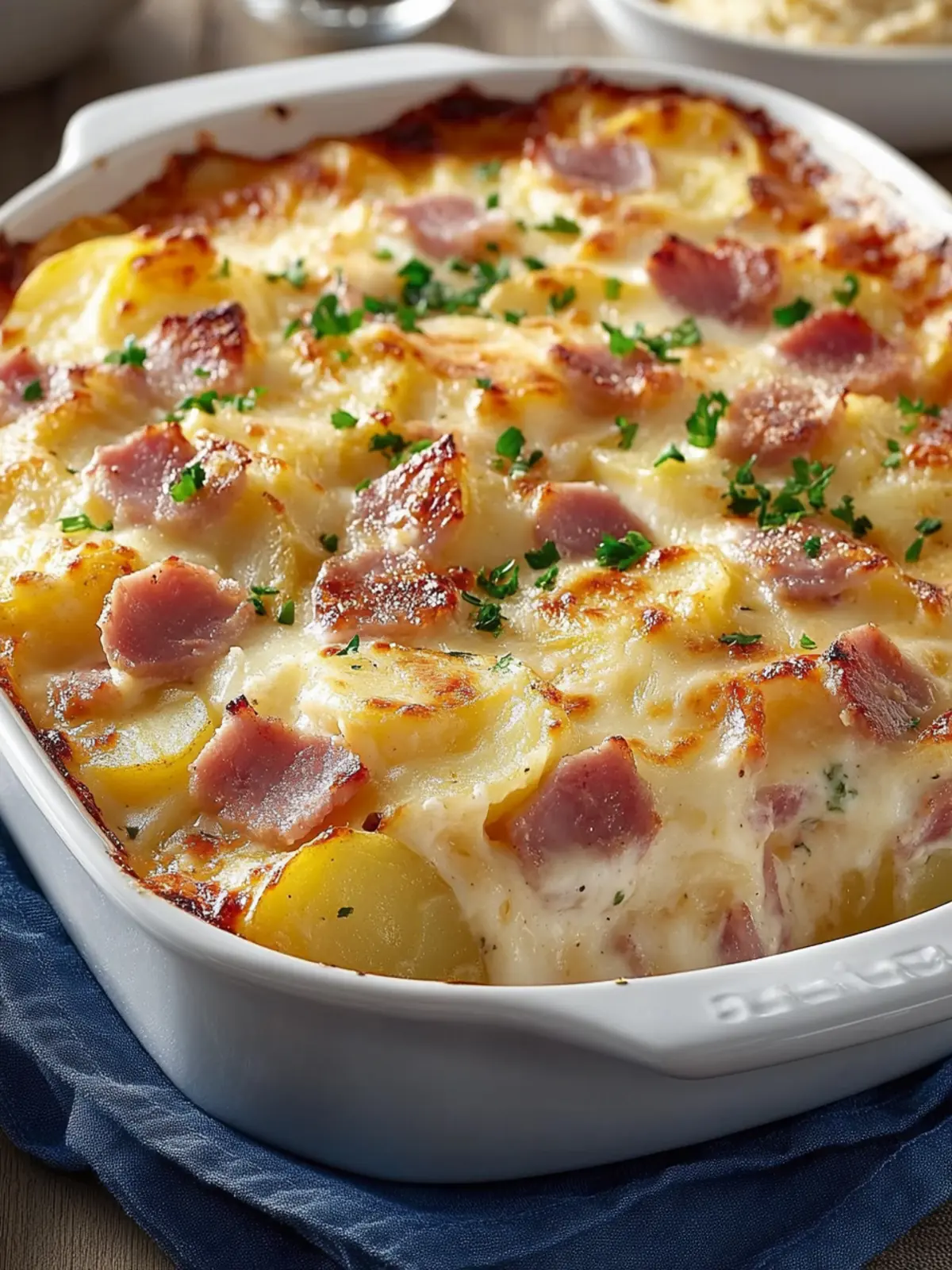 Creamy Potato & Ham Casserole