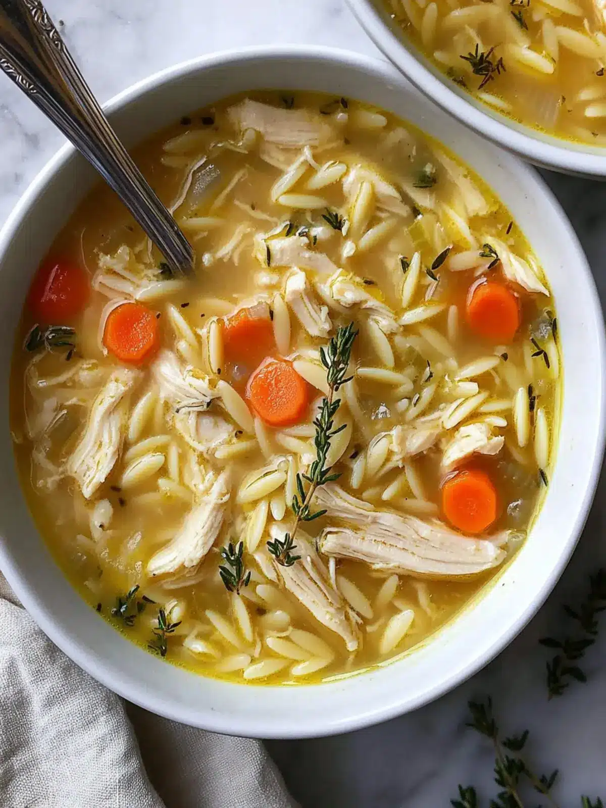 Lemon Chicken Orzo Soup for Cozy Nights at Home 2 Lemon Chicken Orzo Soup