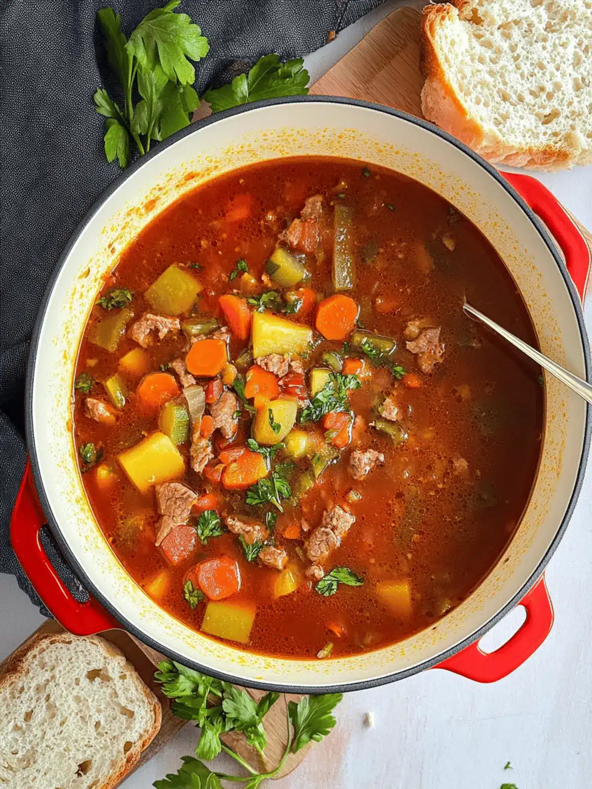 Hearty Beef Vegetable Soup Recipe for Cozy Nights 2 Beef Vegetable Soup Recipe