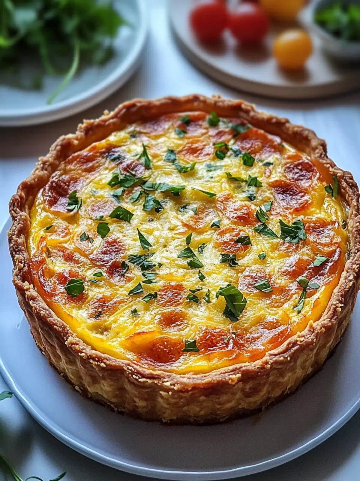 Hash Brown Crust Quiche
