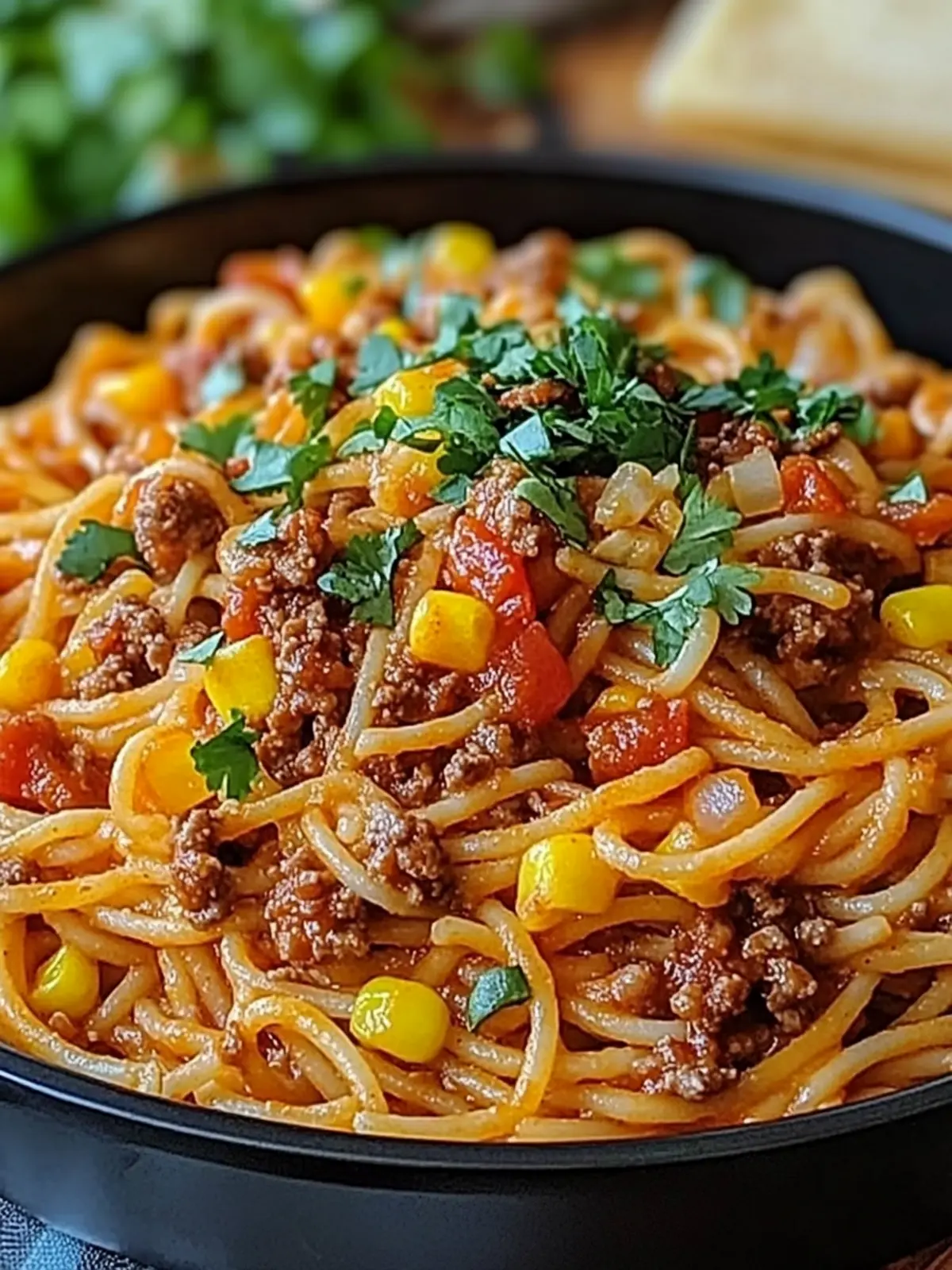 Creamy Taco Spaghetti Delight: A Comfort Food Win! 2 Creamy Taco Spaghetti Delight