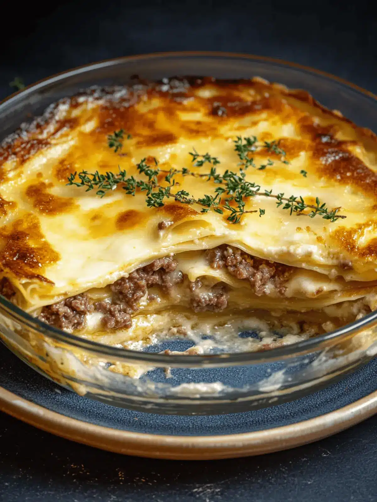 Savory Baked Crepe Casserole with Beef and Cheese Bliss 3 Savory Baked Crepe Casserole with Beef and Cheese