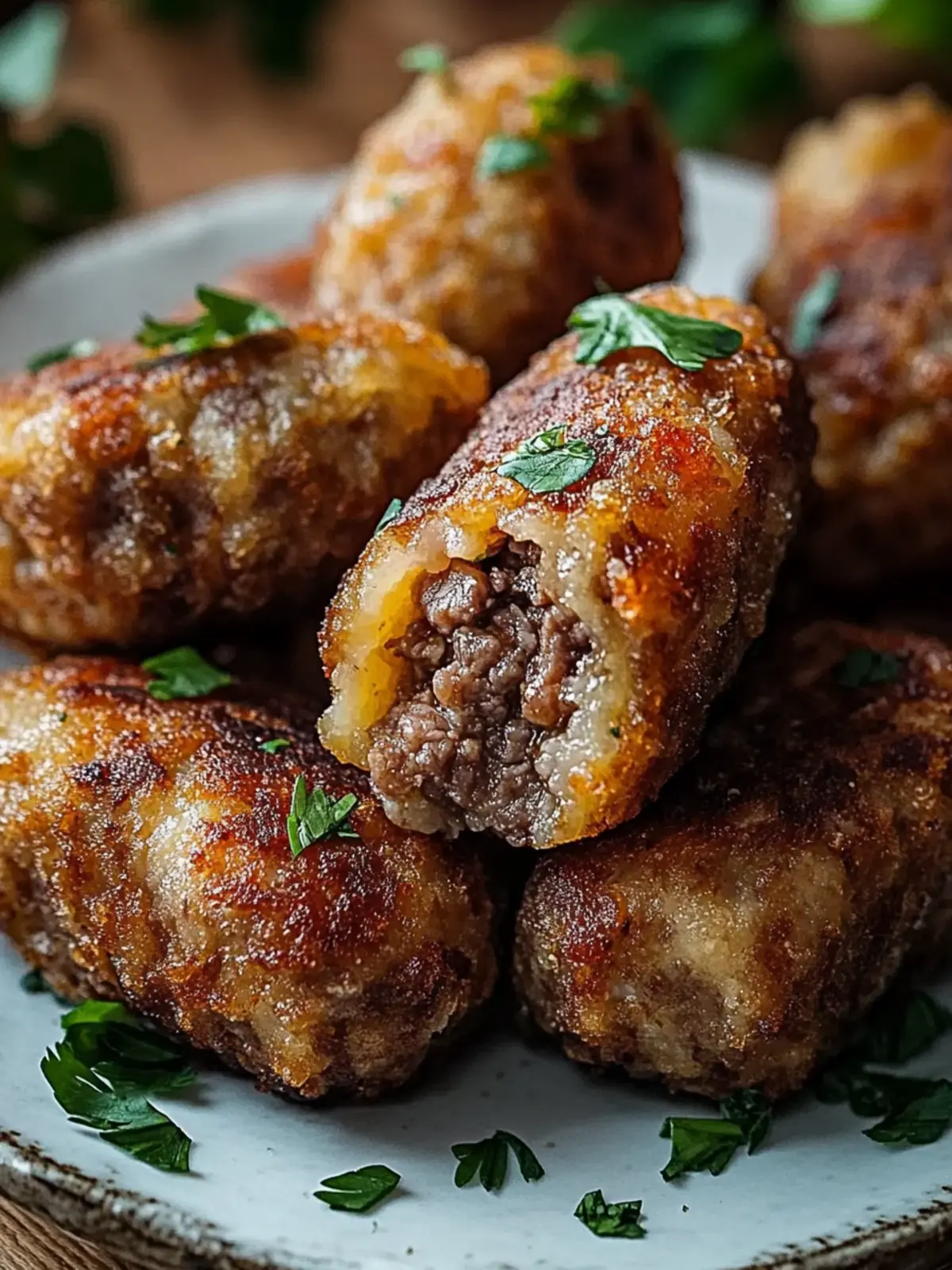 Savory Spicy Garlic Beef Croquettes You ll Crave Forever 3 Spicy Garlic Beef Croquettes