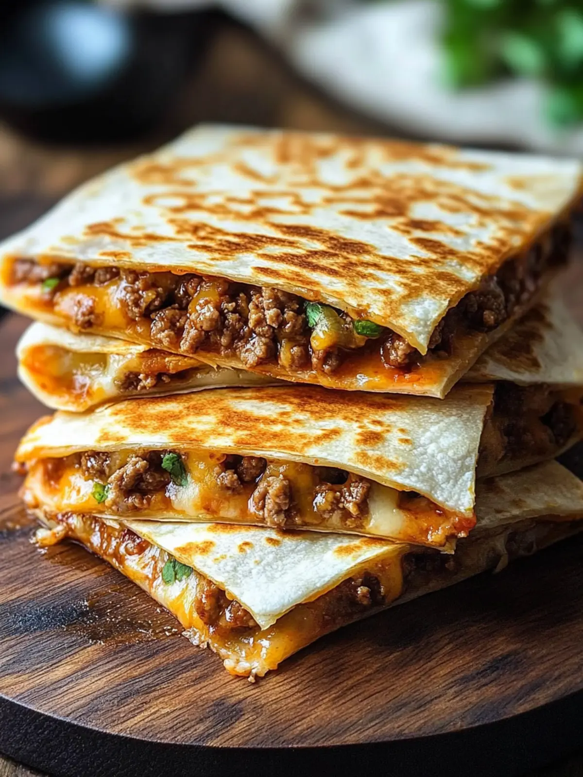 Cheese Beef Quesadilla: Quick, Cheesy Flavor Explosion! 2 Cheese Beef Quesadilla