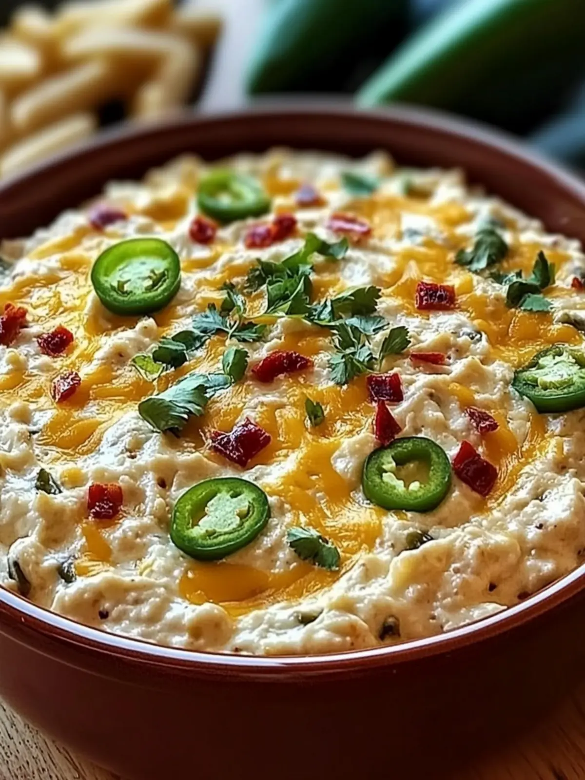 Creamy and Spicy Jalape o Popper Dip