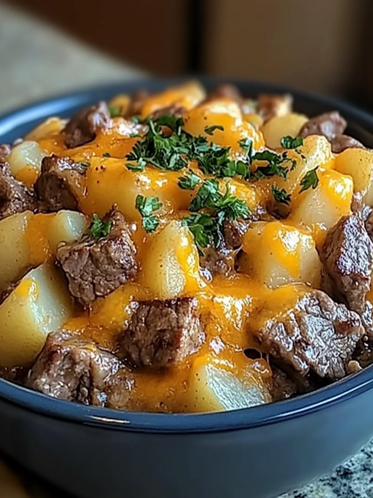 Hearty Slow Cooker Steak and Cheddar Potato Casserole Bliss 2 Hearty Slow Cooker Steak and Cheddar Potato Casserole