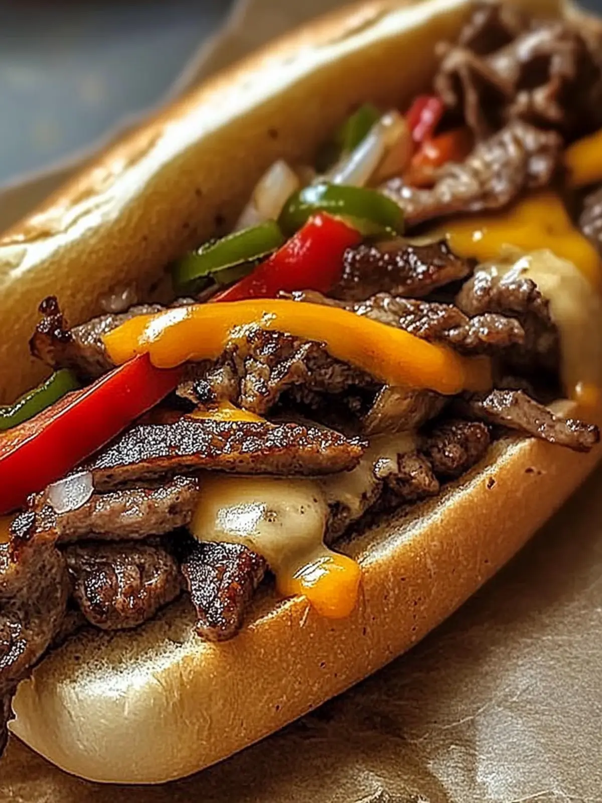 The Ultimate Philly Cheese Steak with Creamy Au Jus Magic 3 The Ultimate Philly Cheese Steak with Creamy Au Jus