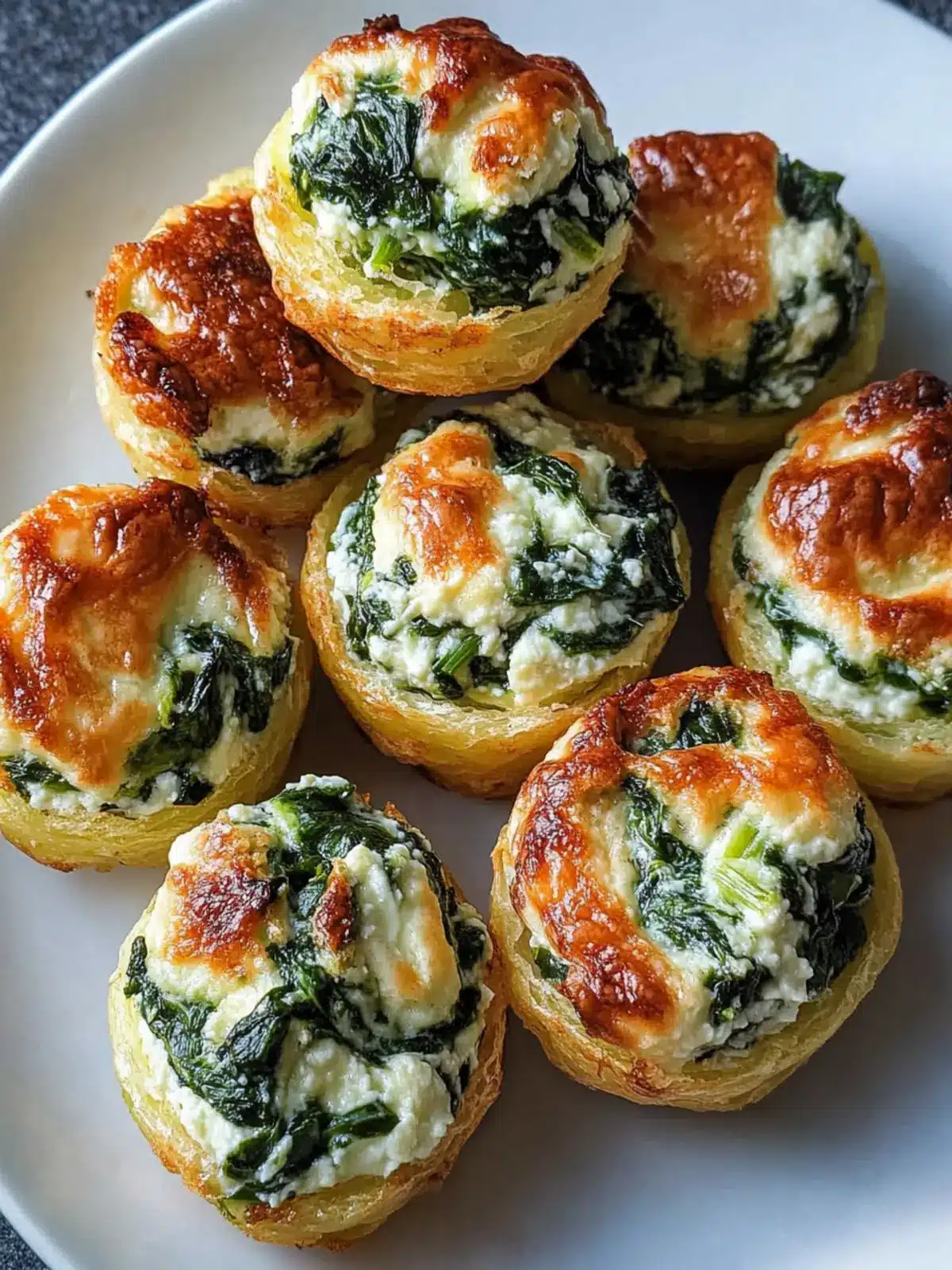20-Minute Spinach Ricotta Bites Recipe  