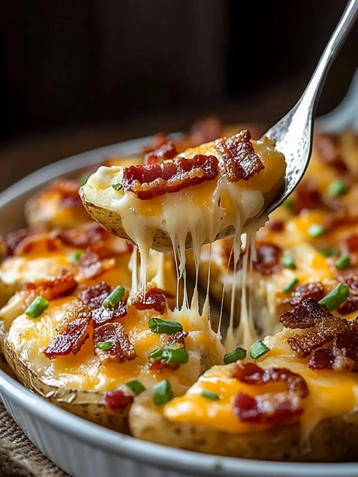 Creamy Cheddar and Bacon Mississippi Mud Potatoes to Savor 3 Creamy Cheddar and Bacon Mississippi Mud Potatoes