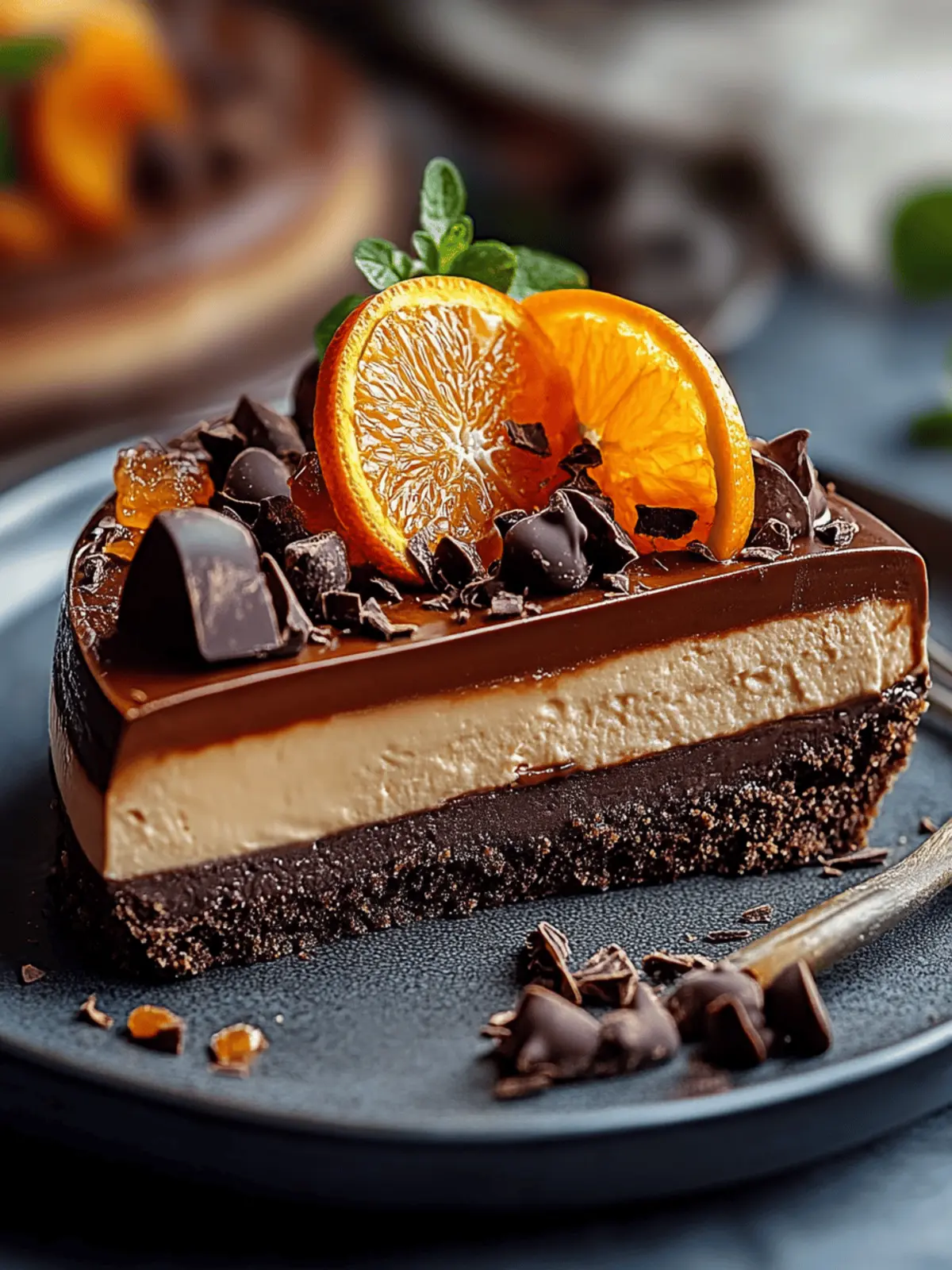 No-Bake Chocolate Orange Cheesecake for Effortless Indulgence 2 No-Bake Chocolate Orange Cheesecake