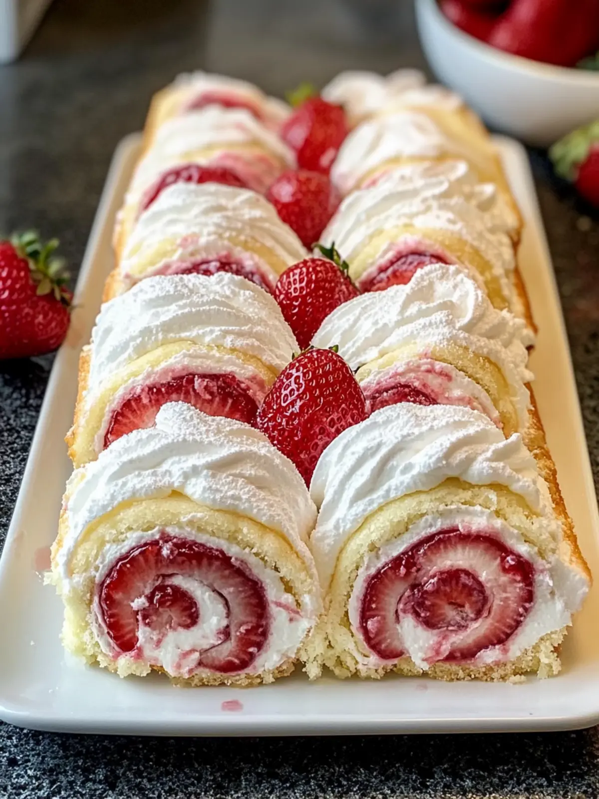 Indulge in Strawberry Shortcake Cheesecake Rolls Today 4 Strawberry Shortcake Cheesecake Rolls