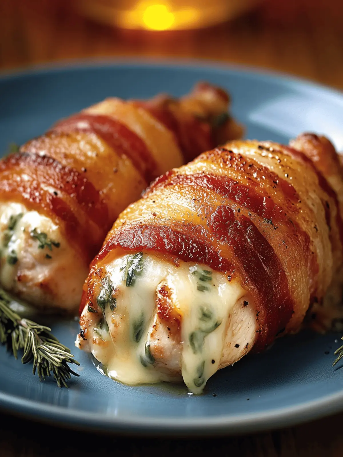 Bacon-Wrapped Cheese-Stuffed Chicken for a Flavor Explosion 4 Bacon-Wrapped Cheese-Stuffed Chicken