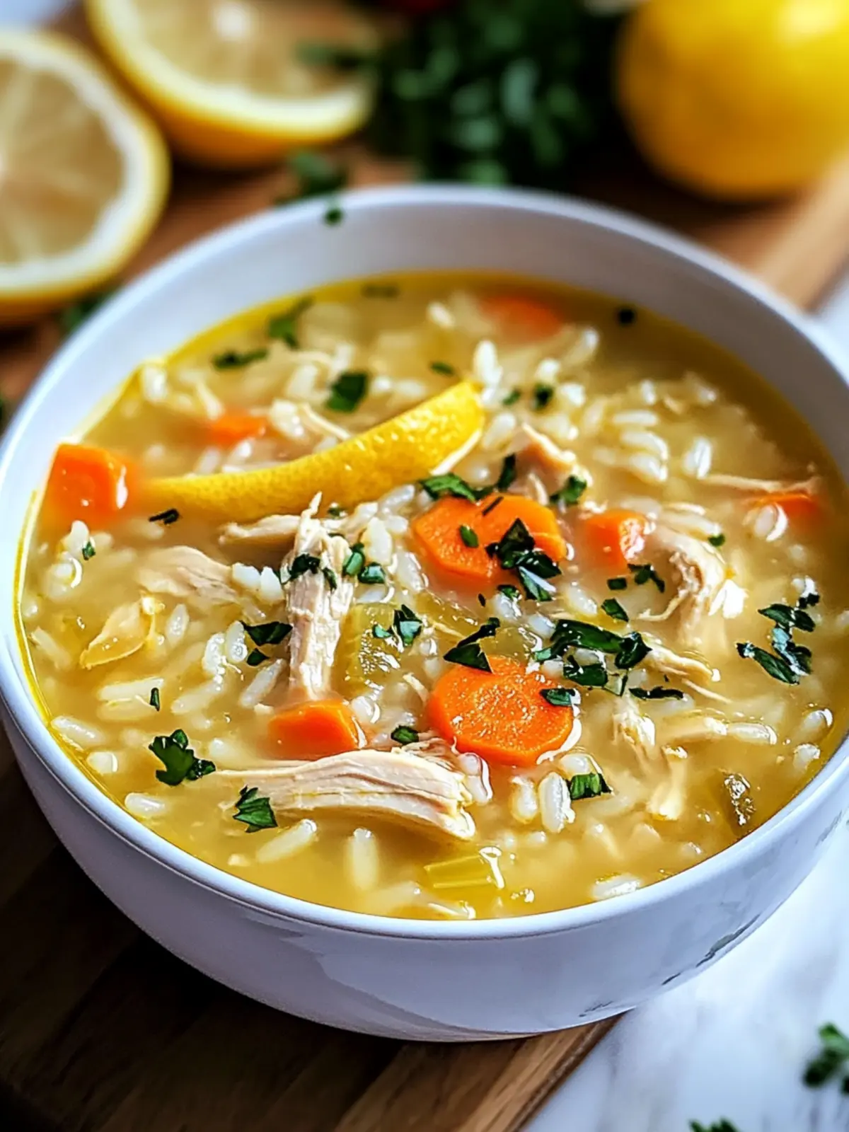 Lemon Ginger Chicken and Rice Soup Recipe for Cozy Nights 3 Lemon Ginger Chicken and Rice Soup Recipe