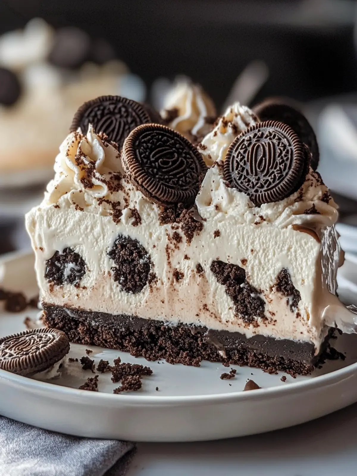 Dairy Queen Copycat Oreo Cookie Ice Cream Cake