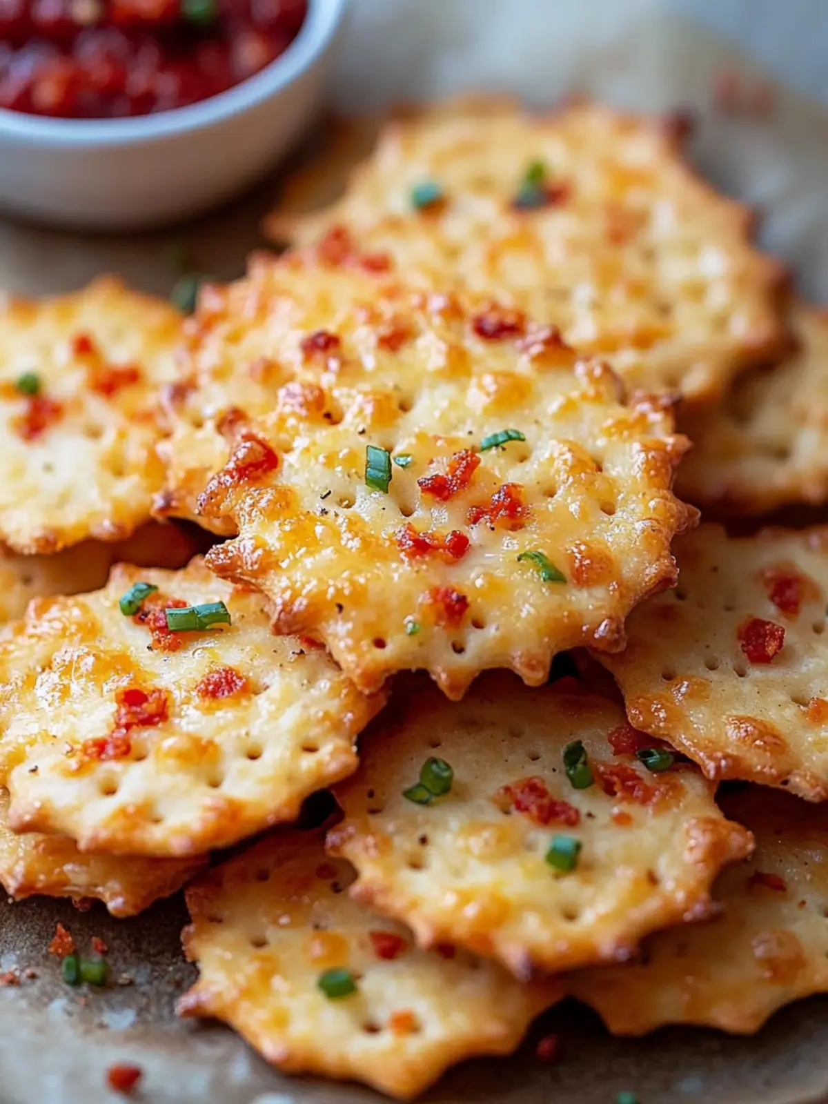 Savory Pimento Cheese Crackers