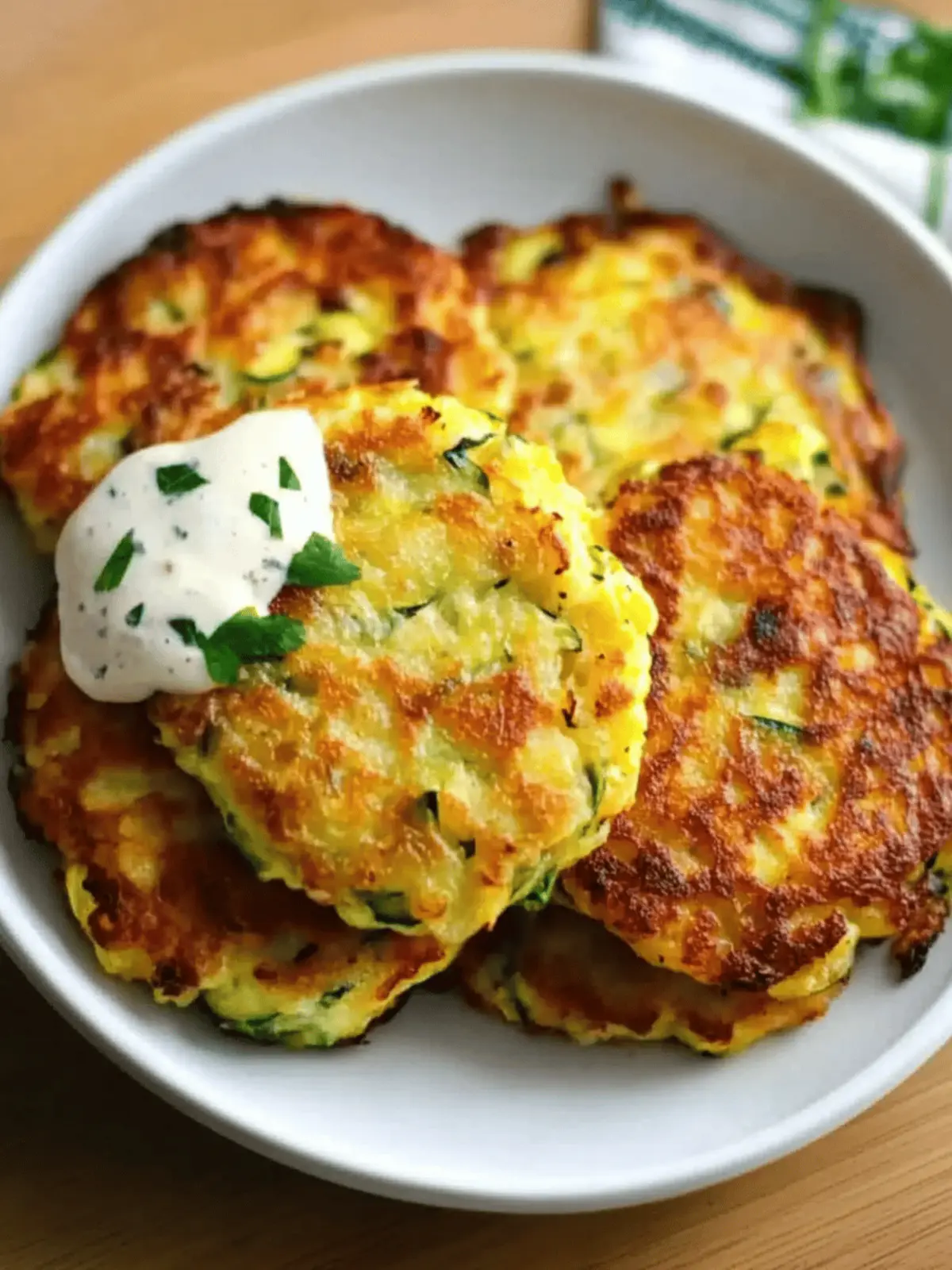 Zucchini and Potato Fritters