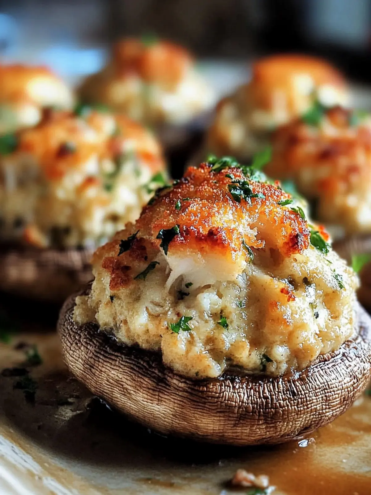 Creamy Crab Stuffed Mushrooms: A Flavorful Party Delight 3 Creamy Crab Stuffed Mushrooms