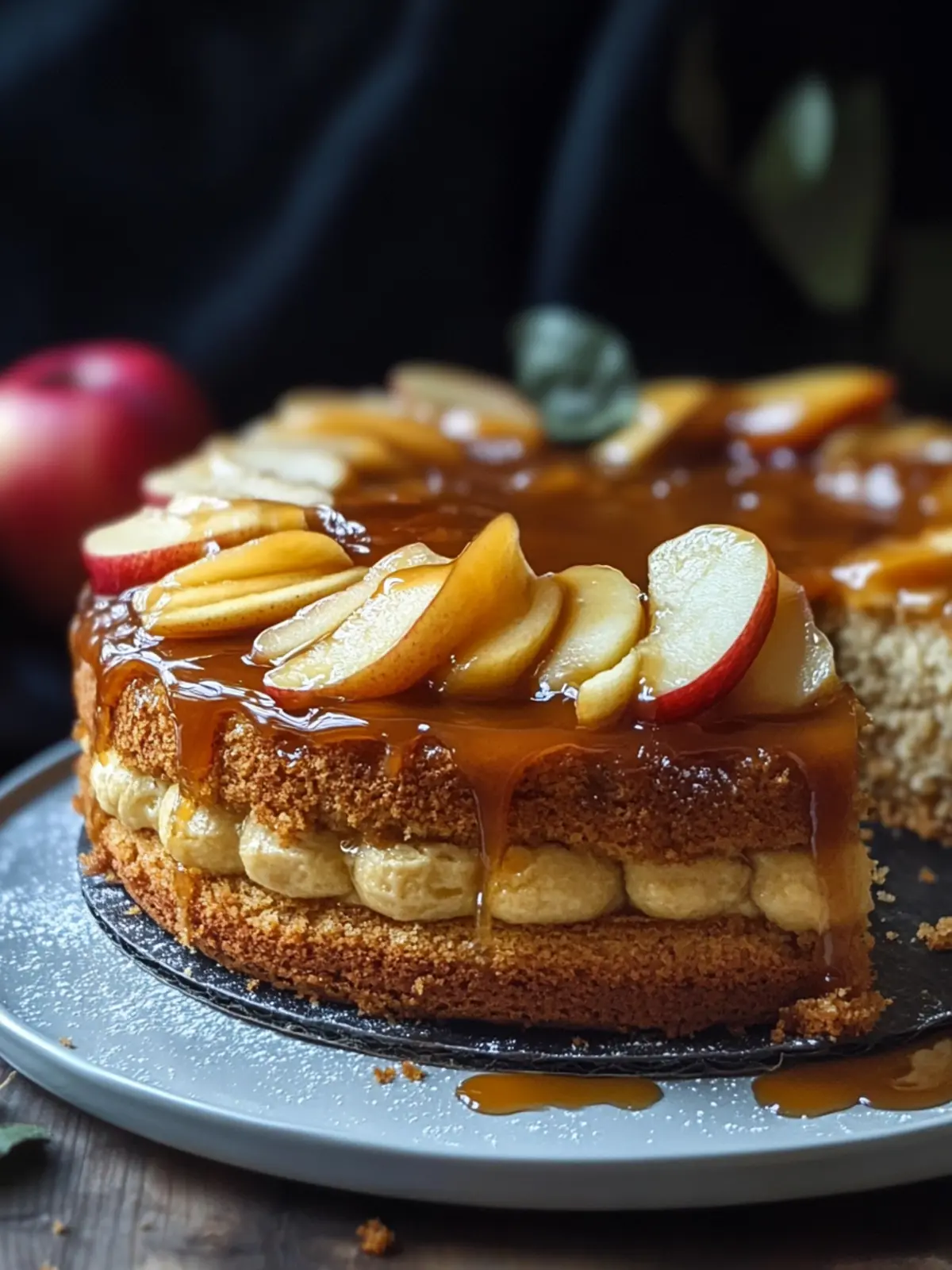 Irresistible Apple Caramel Cake That Will Sweeten Your Day 2 Apple Caramel Cake