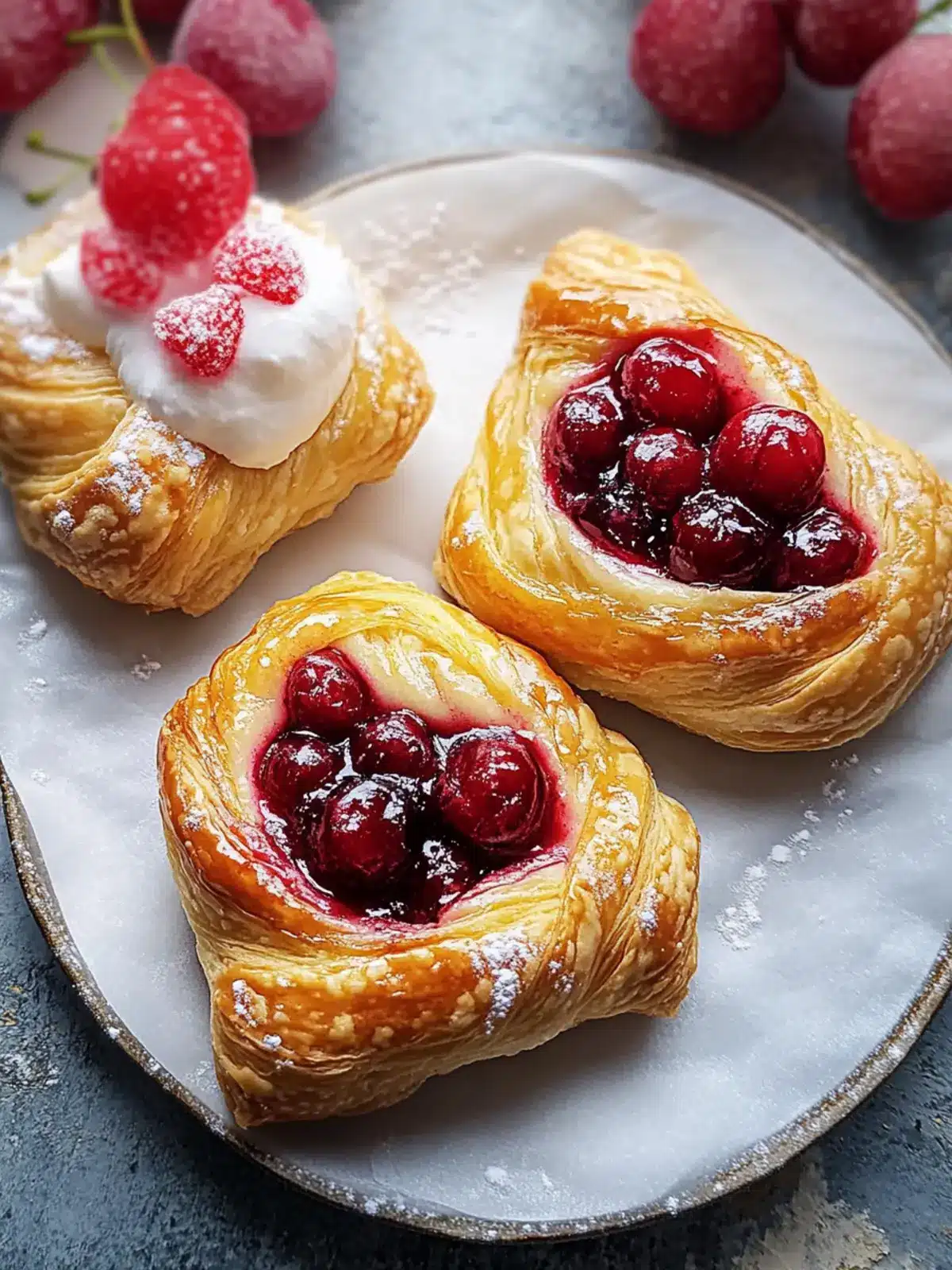 Shortcut Cherry Danish: A Quick Treat for Cherry Lovers 2 Shortcut Cherry Danish
