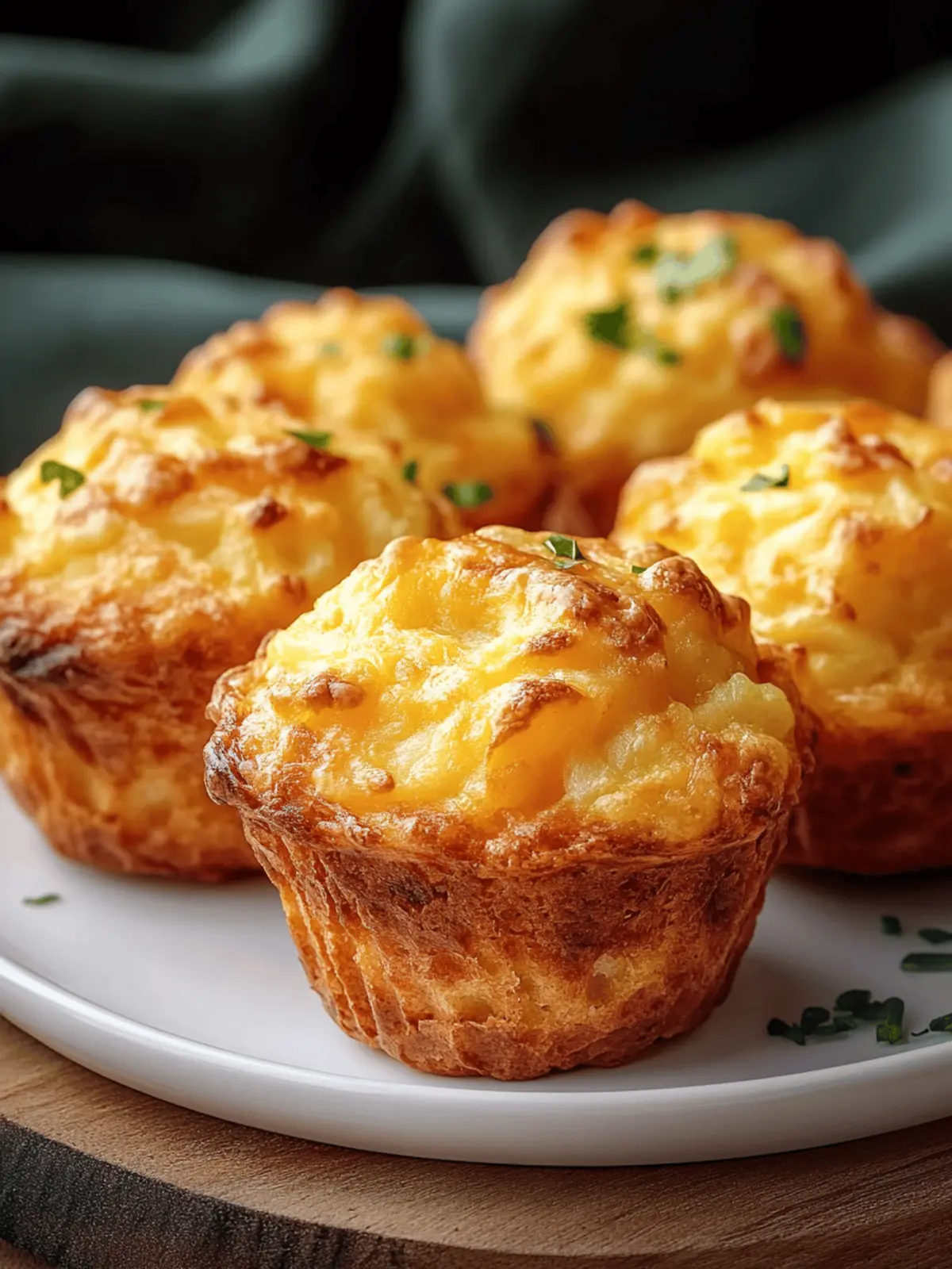 Cheesy Potato Muffins