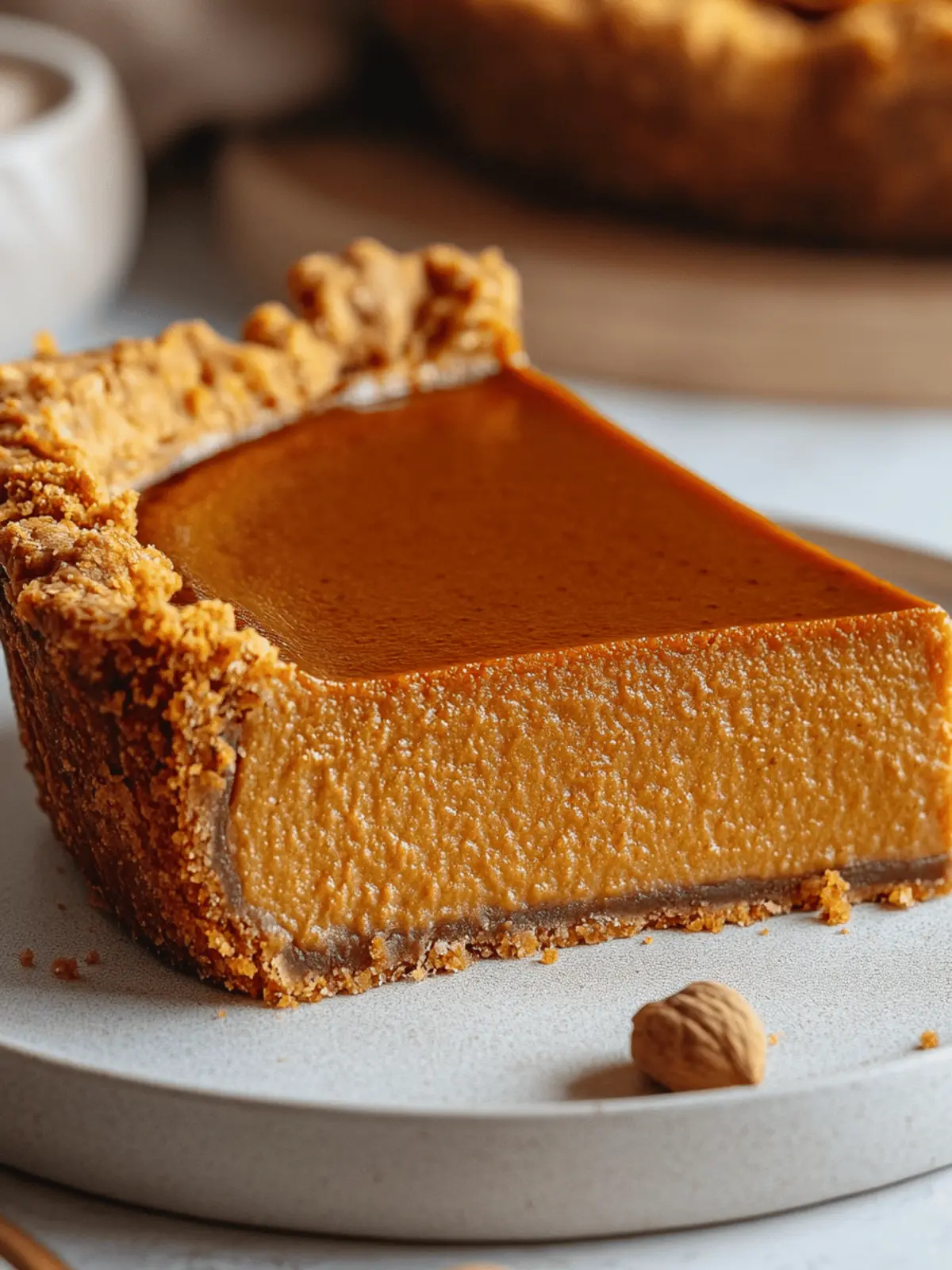 Crustless Pumpkin Pie  