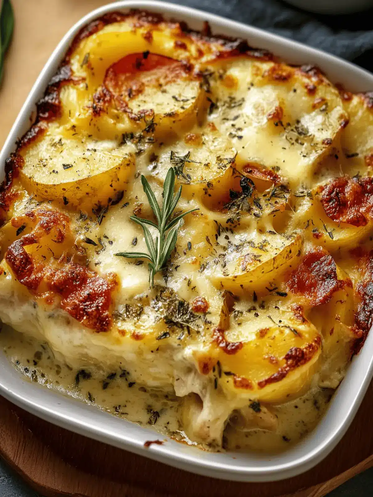 Cheesy Chicken and Potato Bake with Oregano: Comfort Food Bliss 4 Cheesy Chicken and Potato Bake with Oregano