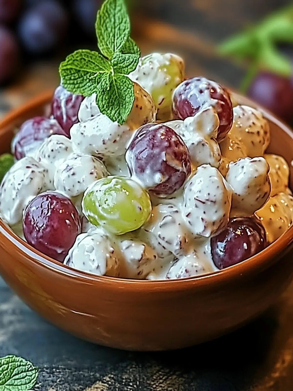 Creamy Grape Salad That'll Refresh Your Taste Buds Today 3 Creamy Grape Salad