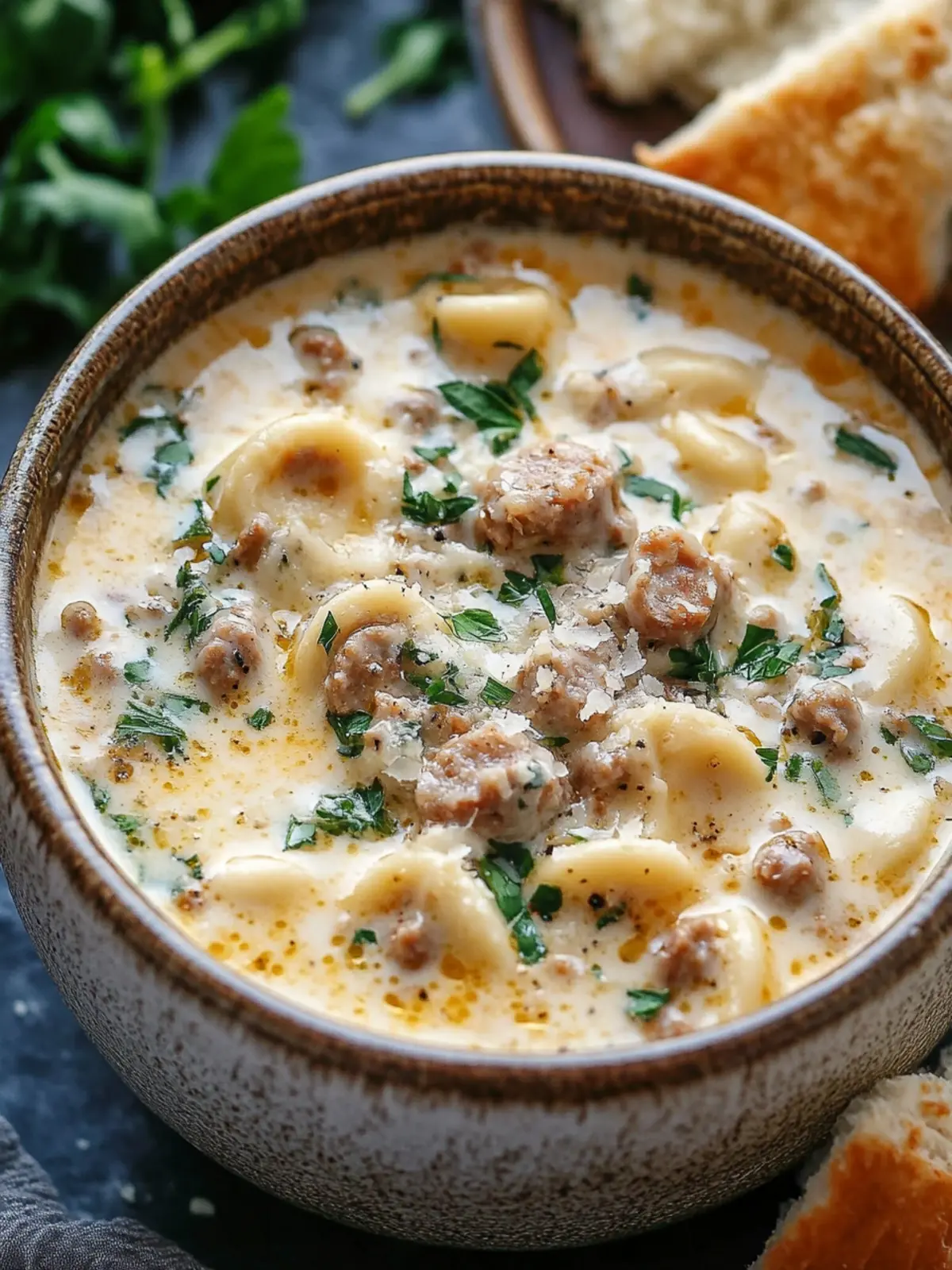 Creamy Parmesan Italian Sausage Soup You Can't Resist 3 Creamy Parmesan Italian Sausage Soup